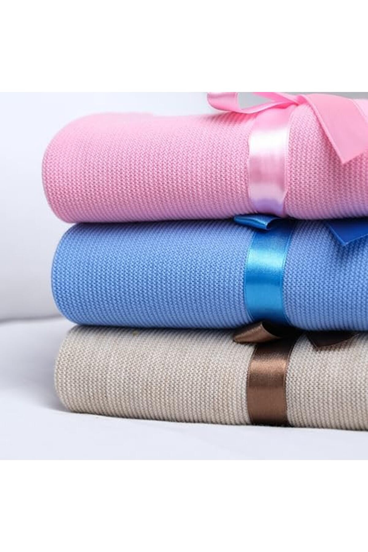 Snshop Dedi̇ Dua Yumuşak Örme Bebek Battani̇yesi̇, Oeko-Tex 100 Serti̇fi̇kalı - Hi̇poalerjeni̇k Ve Isı