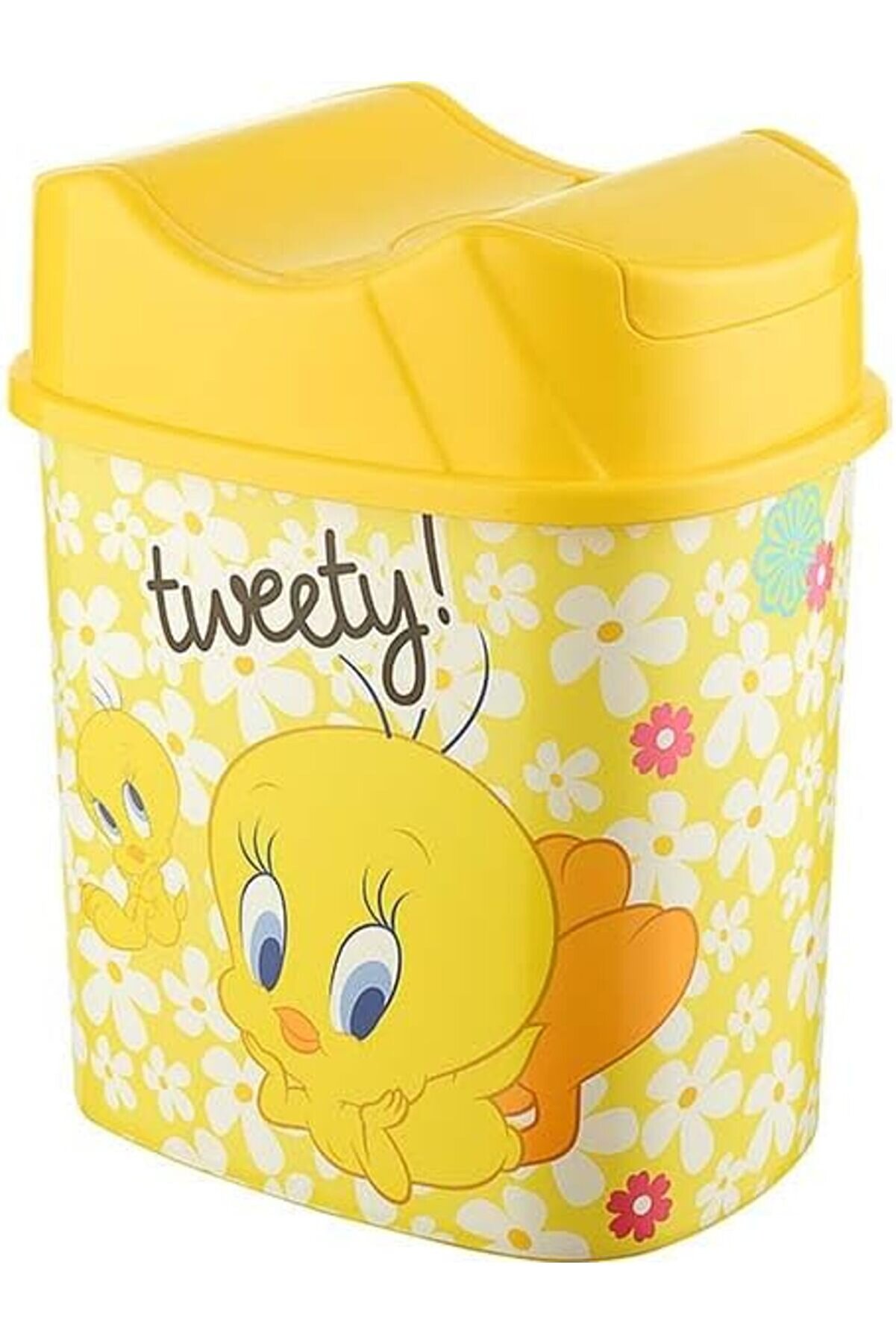STOREMAX aclyashop Tweety Lisanslı 5.5 Litre Hazneli Çocuk Odası Çöp Kovası NewDesing 1058548