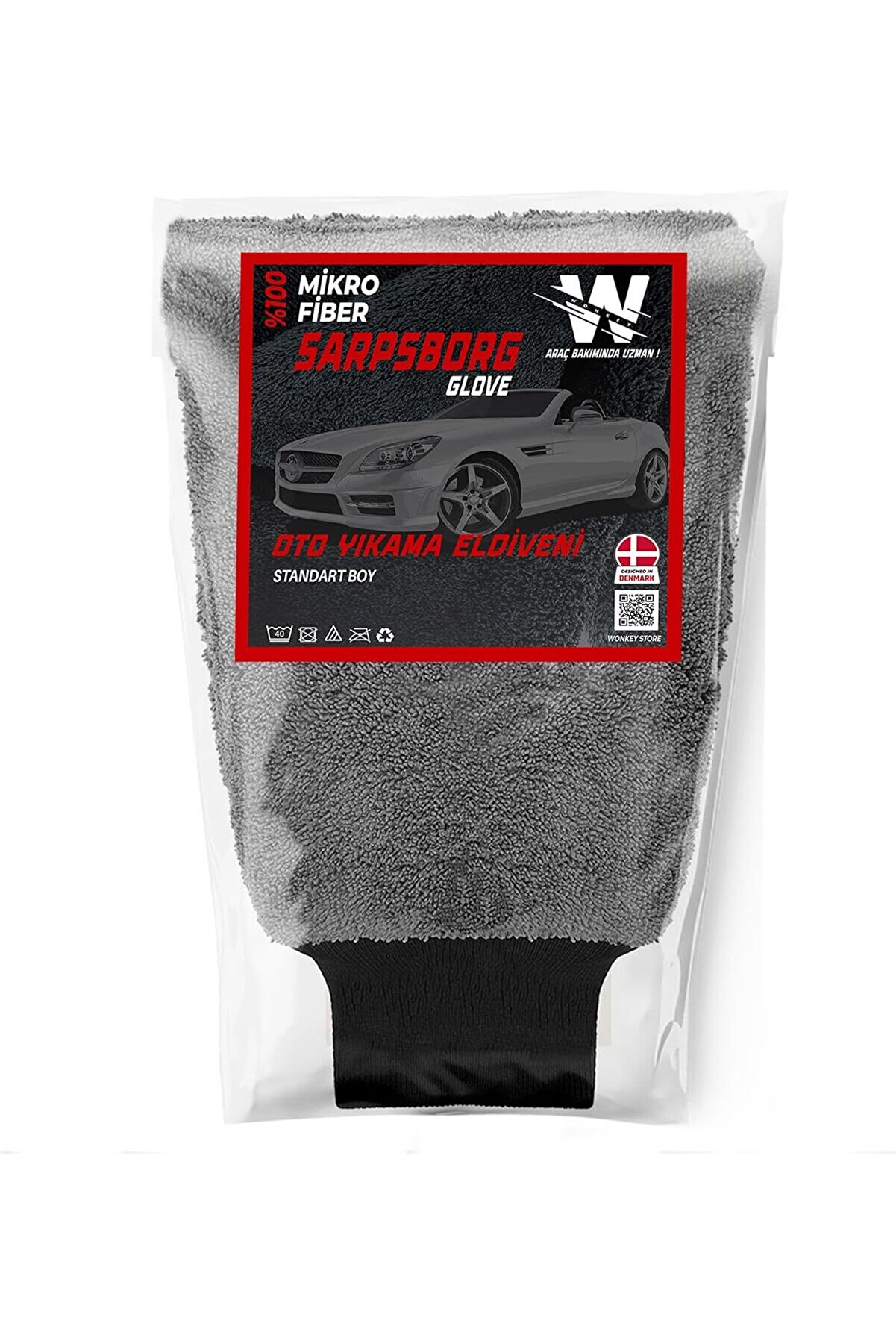 STOREMAX sellbuyst - Mikrofiber Oto Yıkama Eldiveni ve Araç Pasta Cila Eldiveni - Araba Köpükleme Yıkama