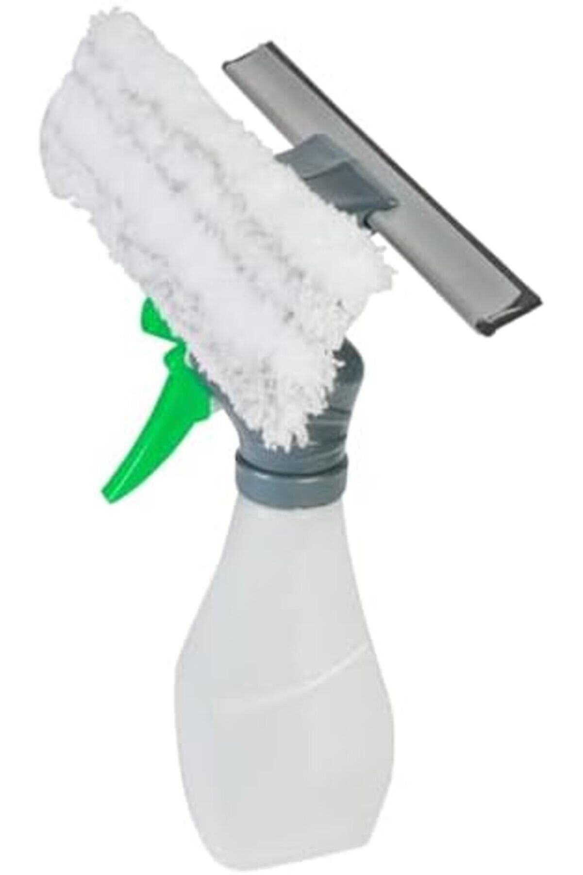 Ml Deterjan Hazneli̇ Spreyli̇ Çekçekli̇ Cam Si̇lme Aparatı -Deterjan Hazneli̇ Spreyli̇ Camsi̇l