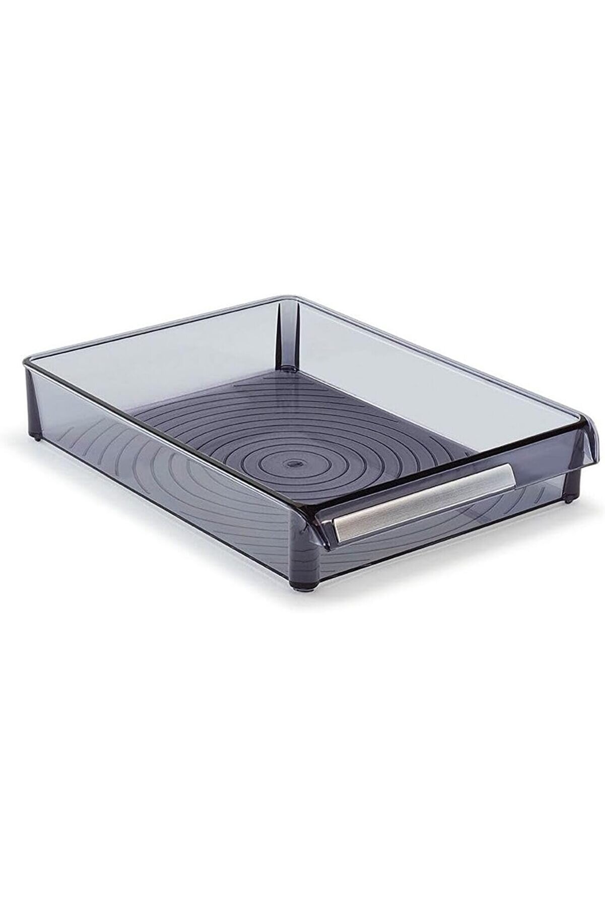 STOREMAX snShop M-E27-50-25 Düzenleyici Raf, Şeffaf Siyah 467437