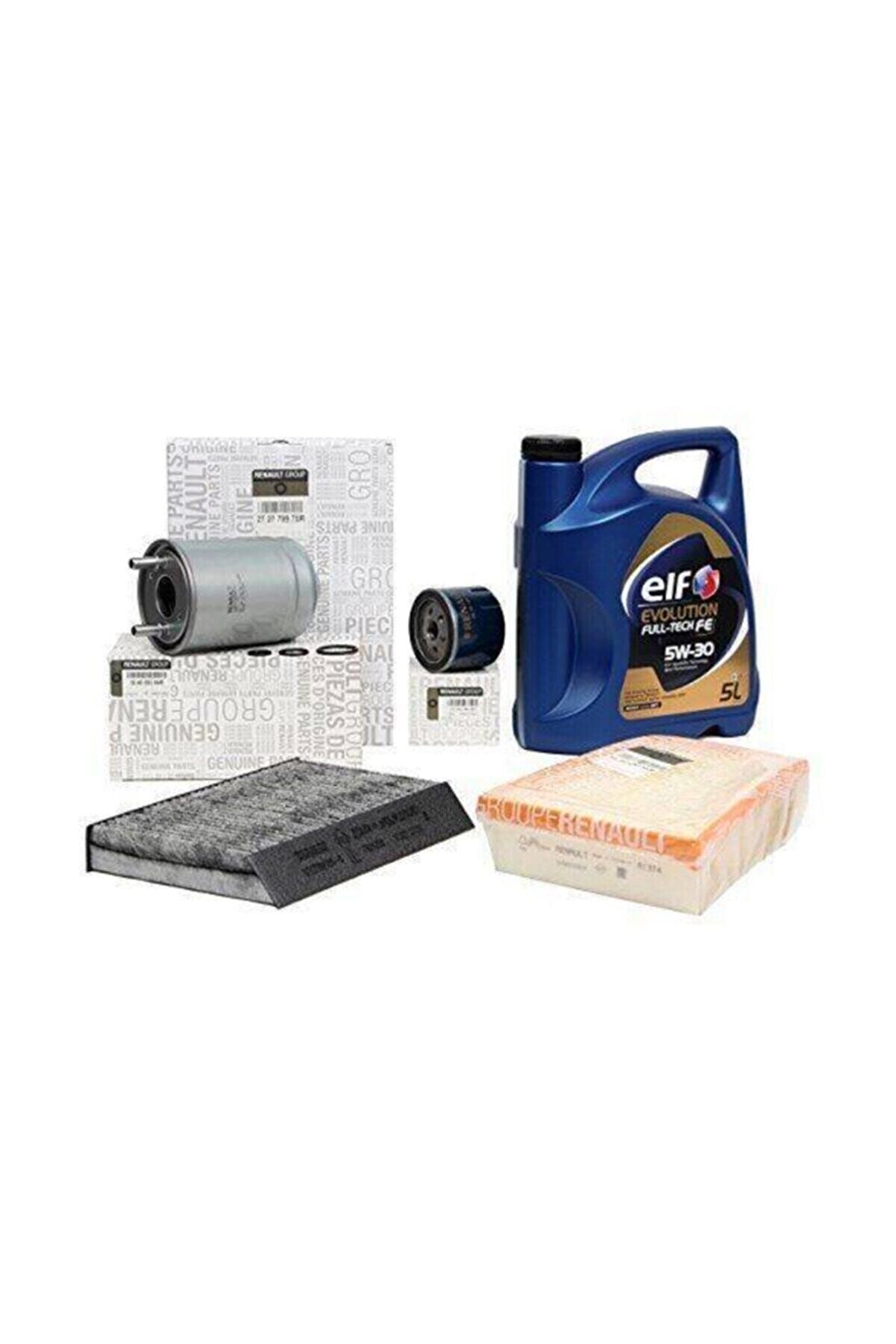 Renault Fluence 1.5 Dci̇ 63Kw 78Kw 2010-2024 Bakım Seti̇ +Elf/859Hava,599,936Polen,788 Mazot