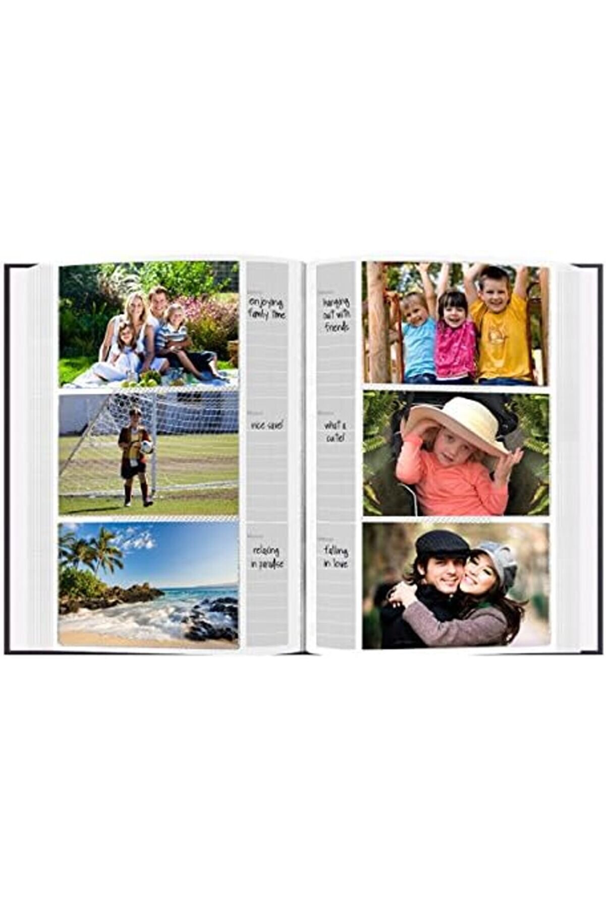 Lvnshop 200- Post Bound Bay Mavi̇ Deri̇ Fotoğraf Albümü Vurgulu 4 X 15 Cm Baskılar İçi̇n 224120