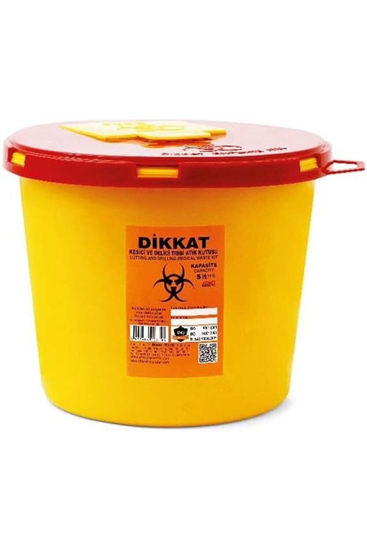 STOREMAX lvnshop 10 Adet Enfekte Atık Kutusu 5 Lt. + Tıbbi Atık Torbası 2 Adet 224120