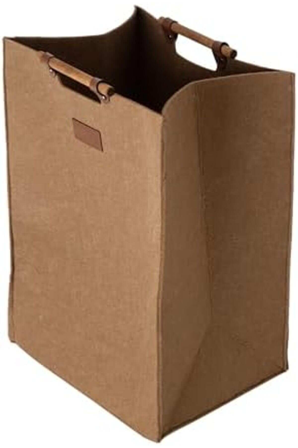 Lvnshop Concept Dodi̇e Keçe Çamaşır Sepeti̇ Koyu Bej 29.5X37.5X52.5 224120