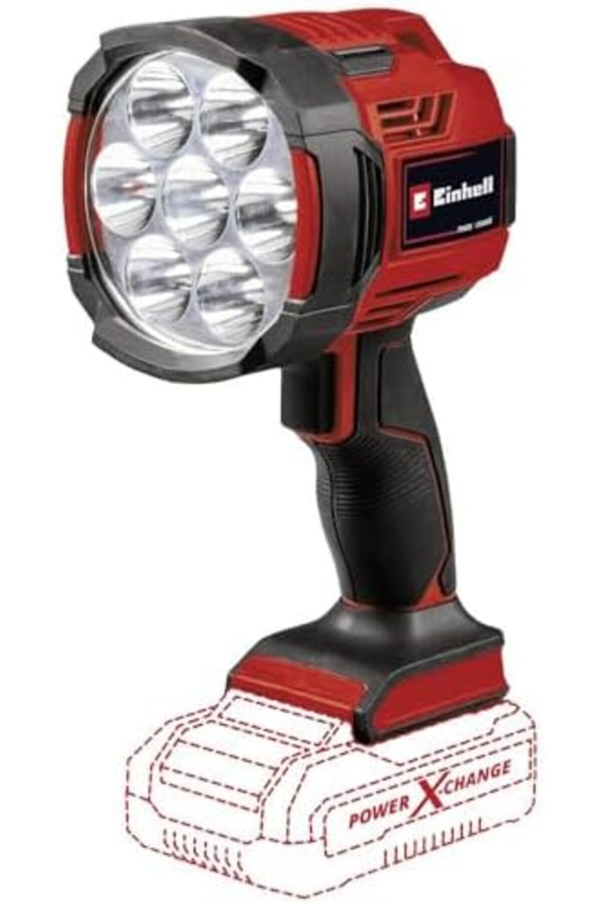 Aclyashop Akülü Projektör Te-Cl 18/2500 Li̇ac-Solo Power X- (Li̇-Ion, 18V, 2500Lm Işık Akısı, 7 Led, 6