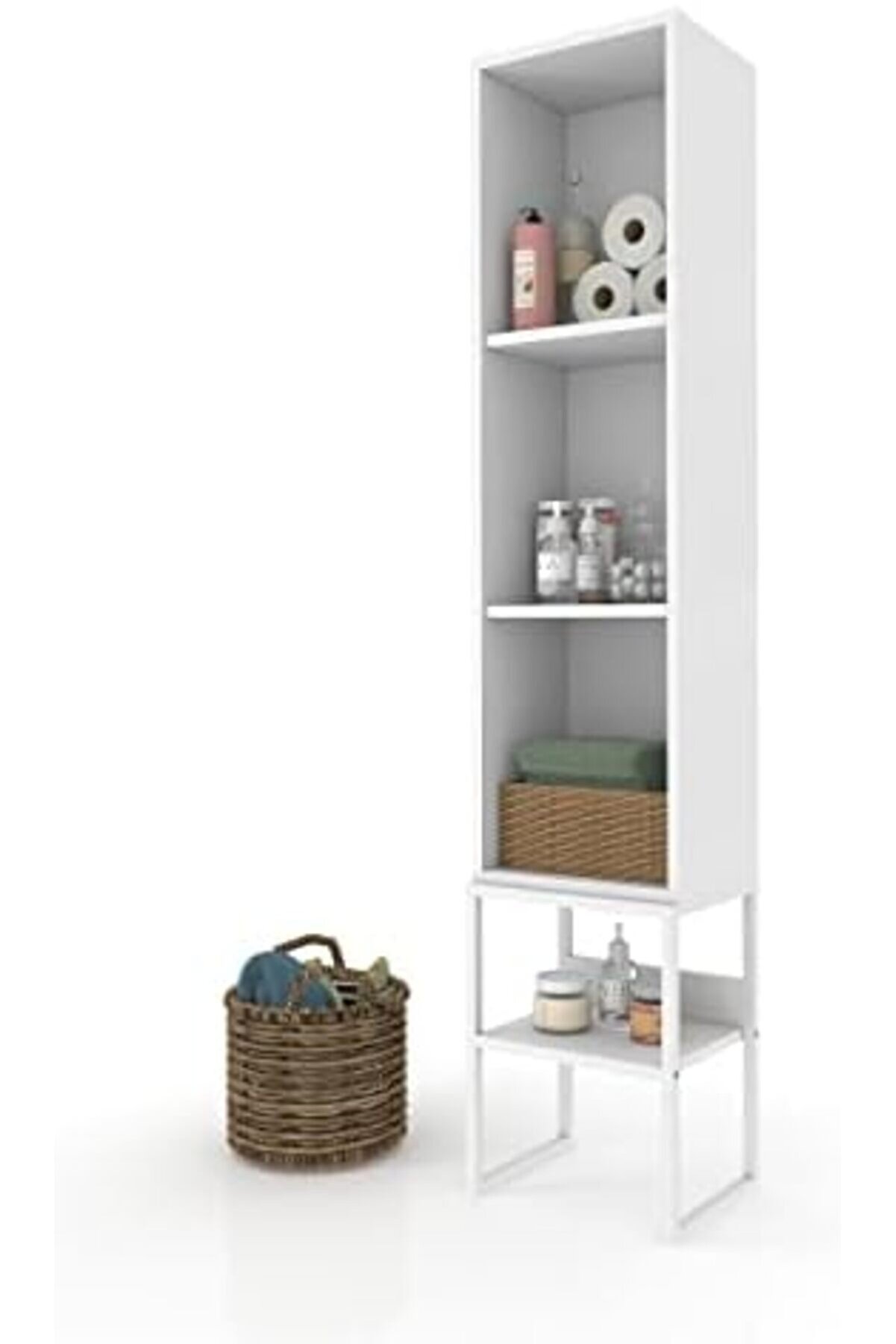 Prstore Bny131-Beyaz Metal Ayaklı Banyo Dolabı Storepr 1063348