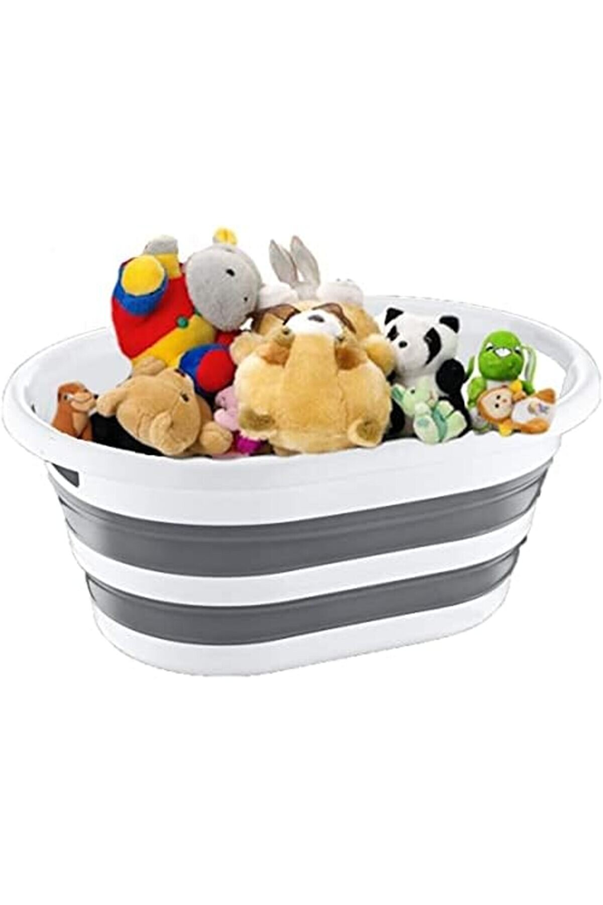 Lvnshop Katlanabi̇li̇r Çamaşır Sepeti̇ 27 Li̇tre, Katlanabi̇li̇r Oyuncak Sepeti̇, Plasti̇k Çamaşır Sepeti̇, K