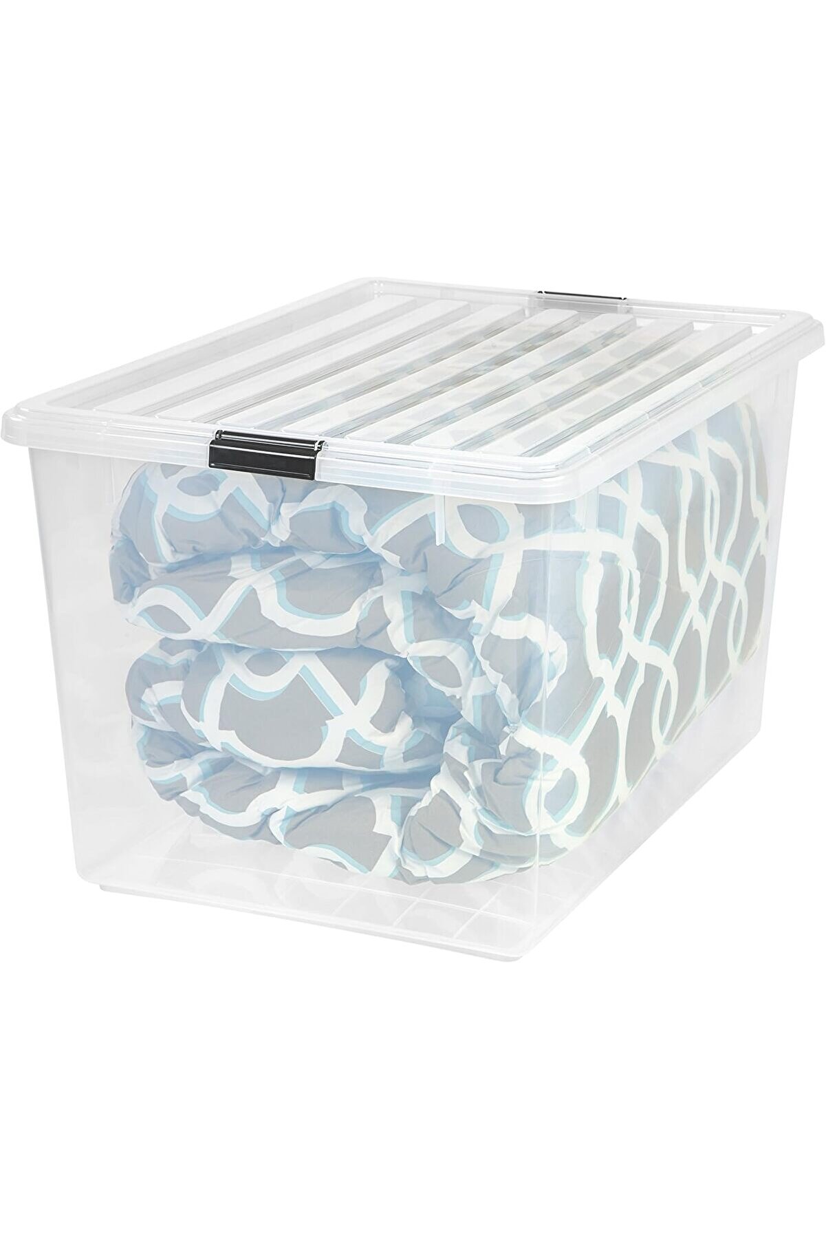 STOREMAX oskyshopc Ohyama USA 132 Kuart Büyük Saklama Kutusu Yardımcı Çanta Düzenleme Konteyner Kutusu, Giysi