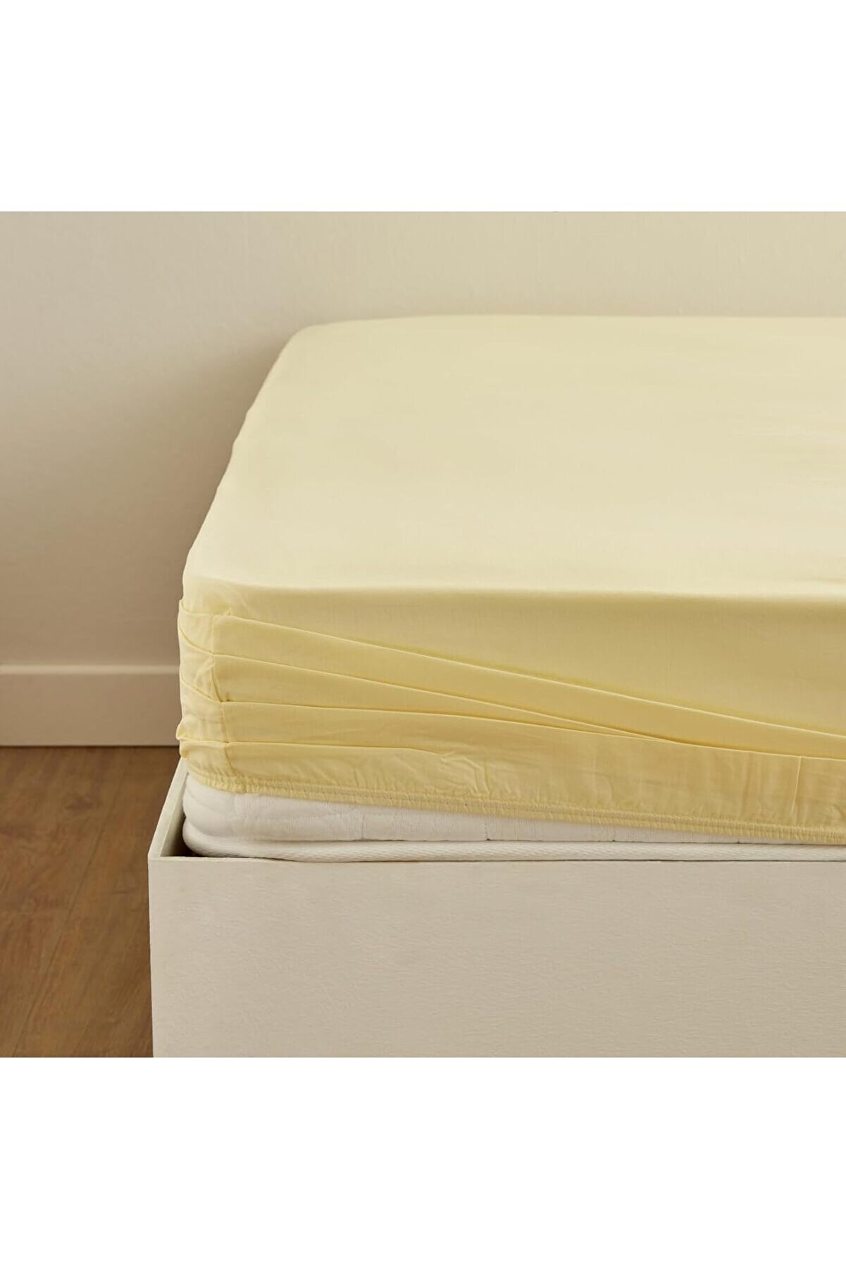 STOREMAX oskyshopc Fitted Tek Kişilik Çarşaf Sarı 100x200+30 cm newdesing 842385