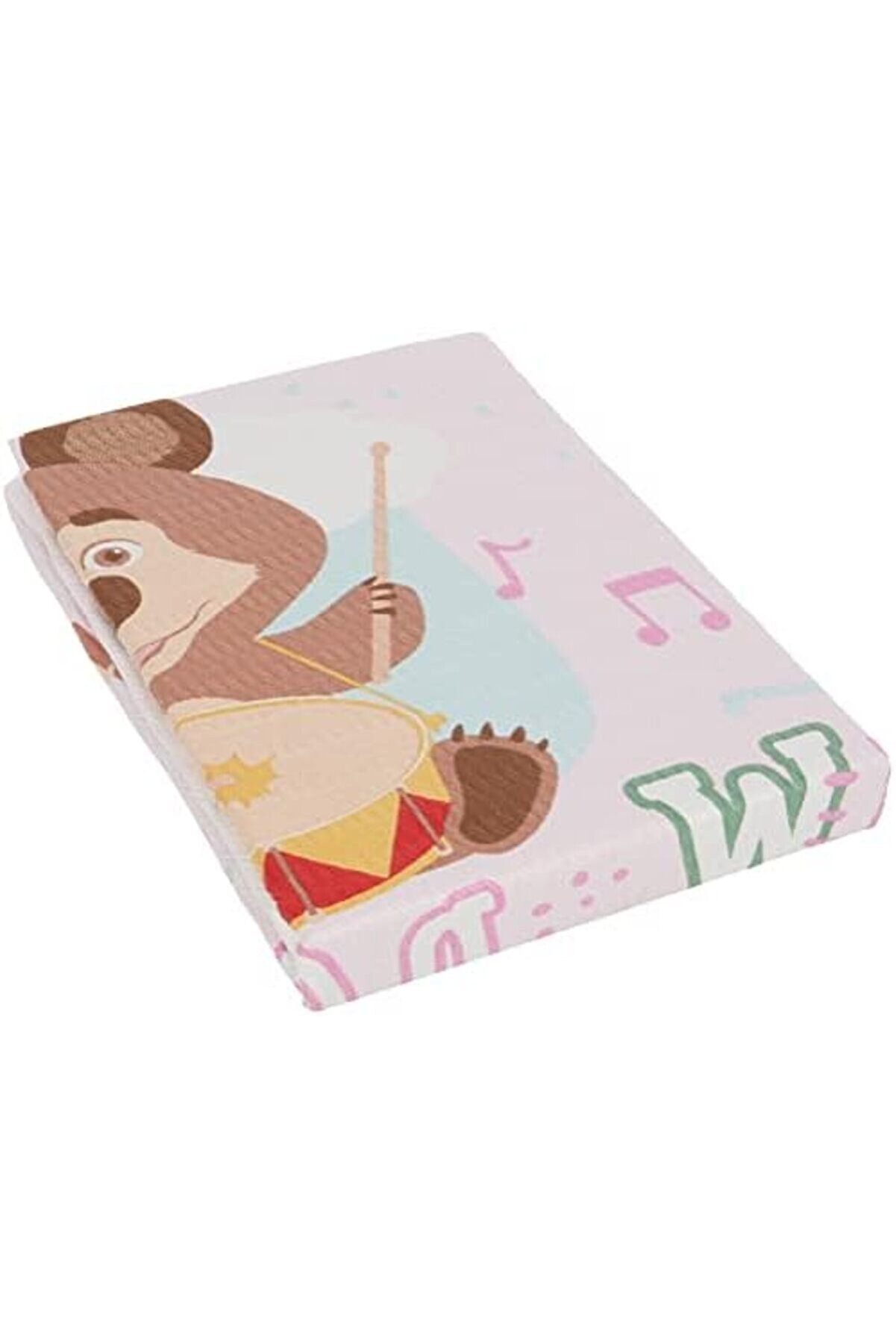 Sellbuyst Masha Li̇sanslı Karakter Baskılı%100 Pamuk Bebek Pi̇ke Takımı, Pembe, Bebek (Pi̇ke 100X