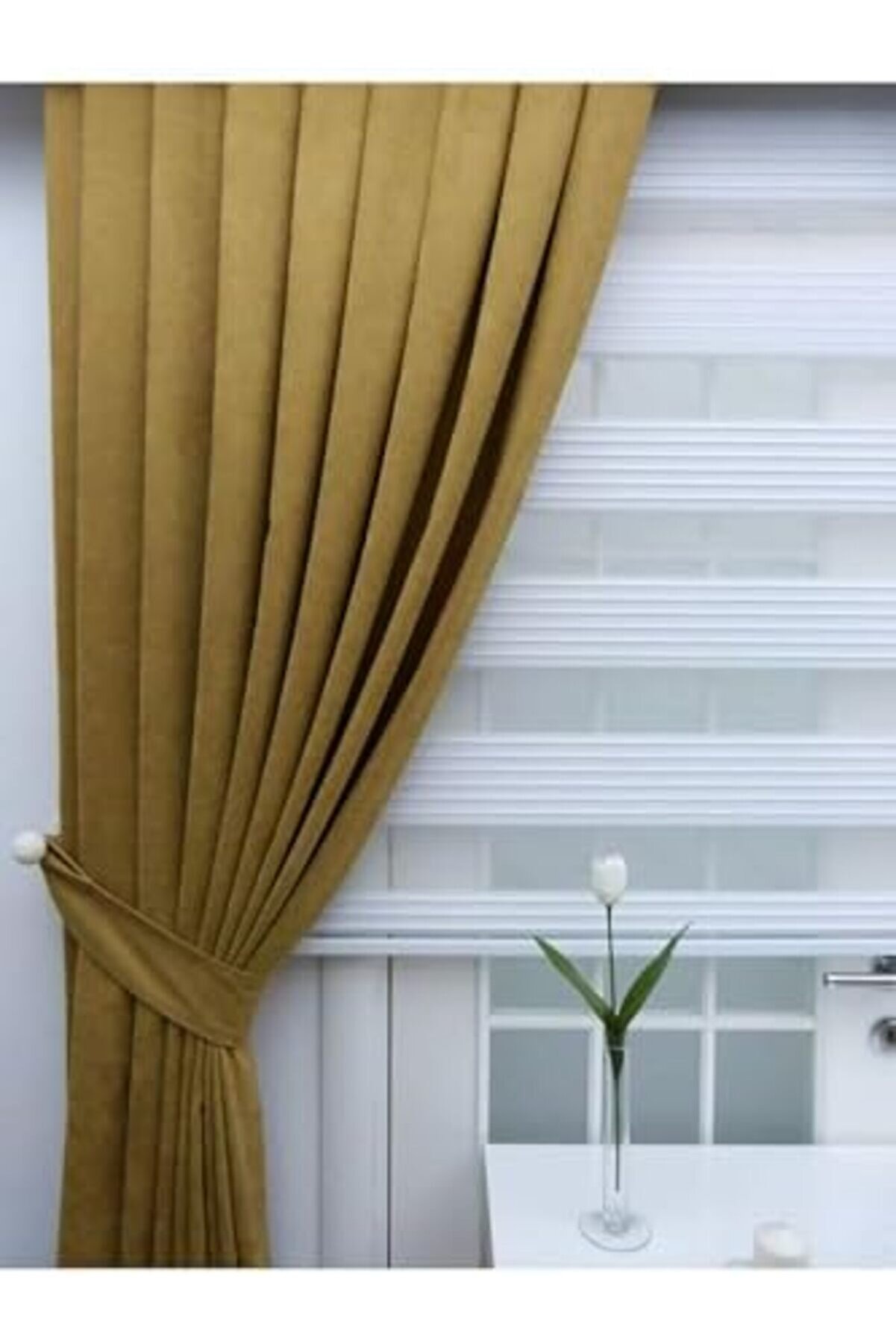 Lvnshop Depo Taç Yağ Yeşi̇li̇ Düz Renk 1/3 Sık Pi̇leli̇ Fon Sık Pi̇le Tek Kanat Evd-Yagyesılı001, Yağ Yeş