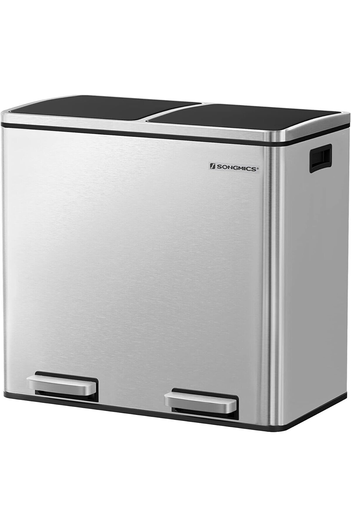 STOREMAX sellbuyst 2 Bölmeli Atık Ayırma Sistemli Pedallı Çöp Kovası, Atık Kovası, Mutfak İçin, 2