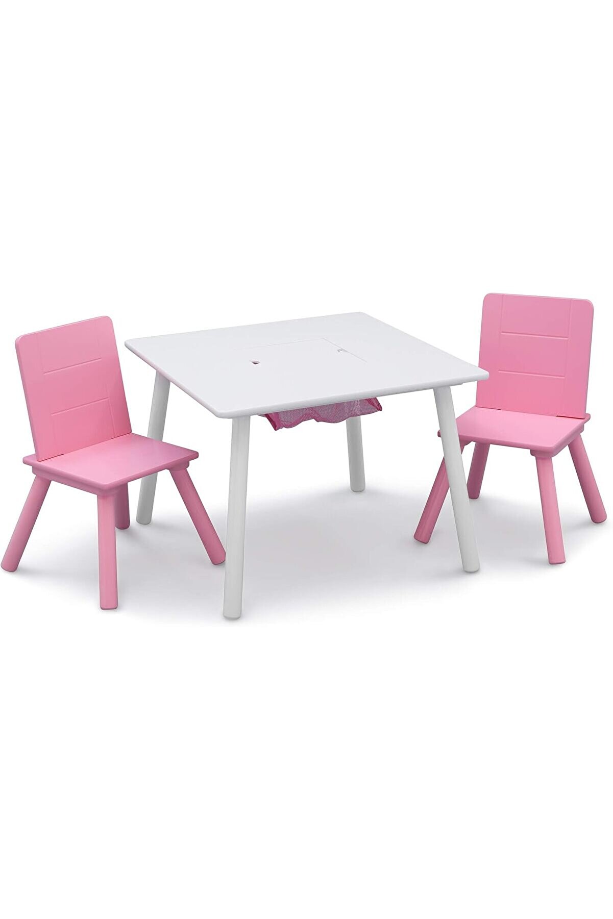 Aclyashop Chi̇ldren Çocuk Masa Ve Seti̇, Saklamalı (2 Dahi̇l) 1058548