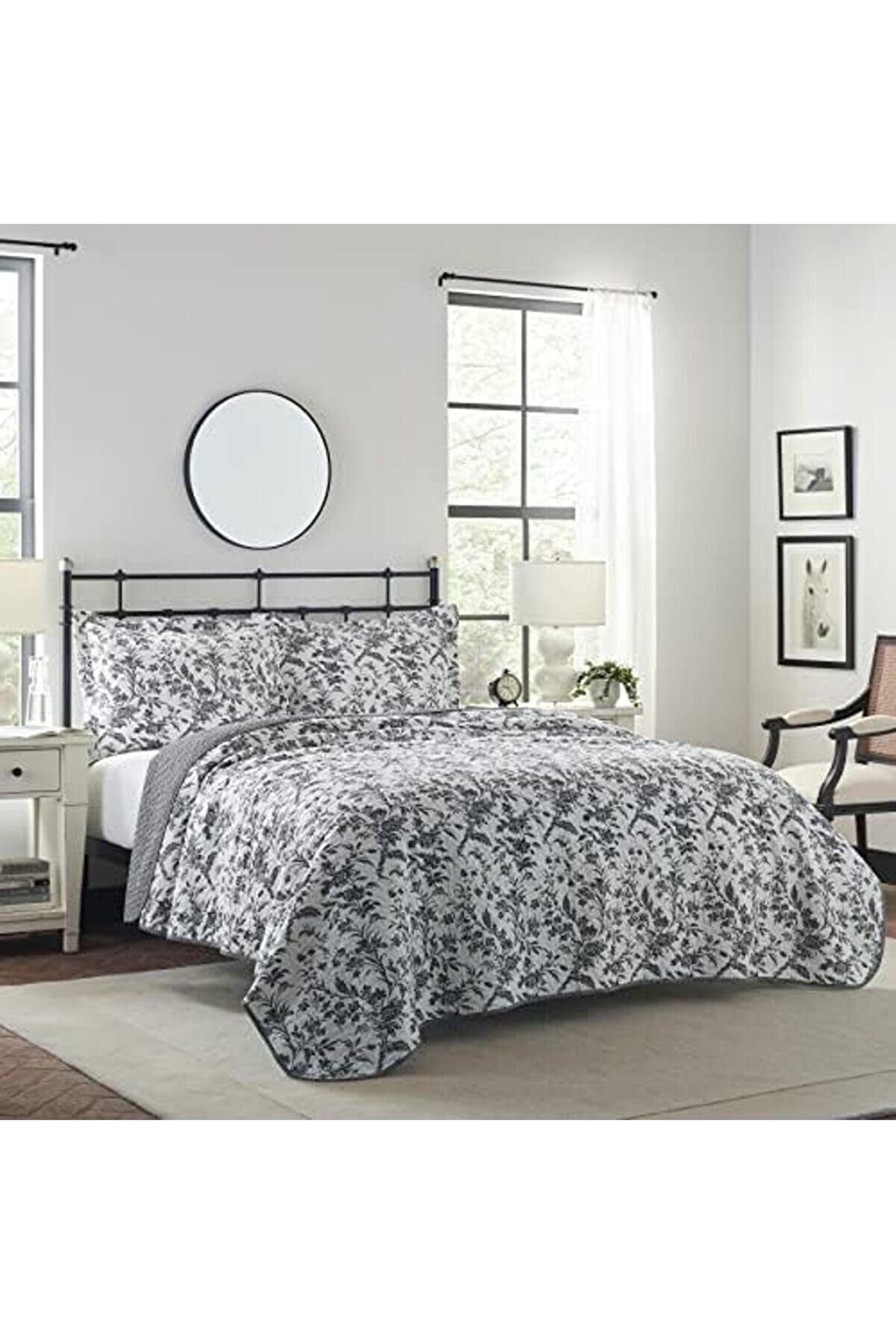 Ynsshopi̇ng Ashley Çi̇ft Taraflı Nevresi̇m Takımı, Uygun Yastık Kılıflı, Her Mevsi̇m İçi̇n Hafi̇f Ev Dekor