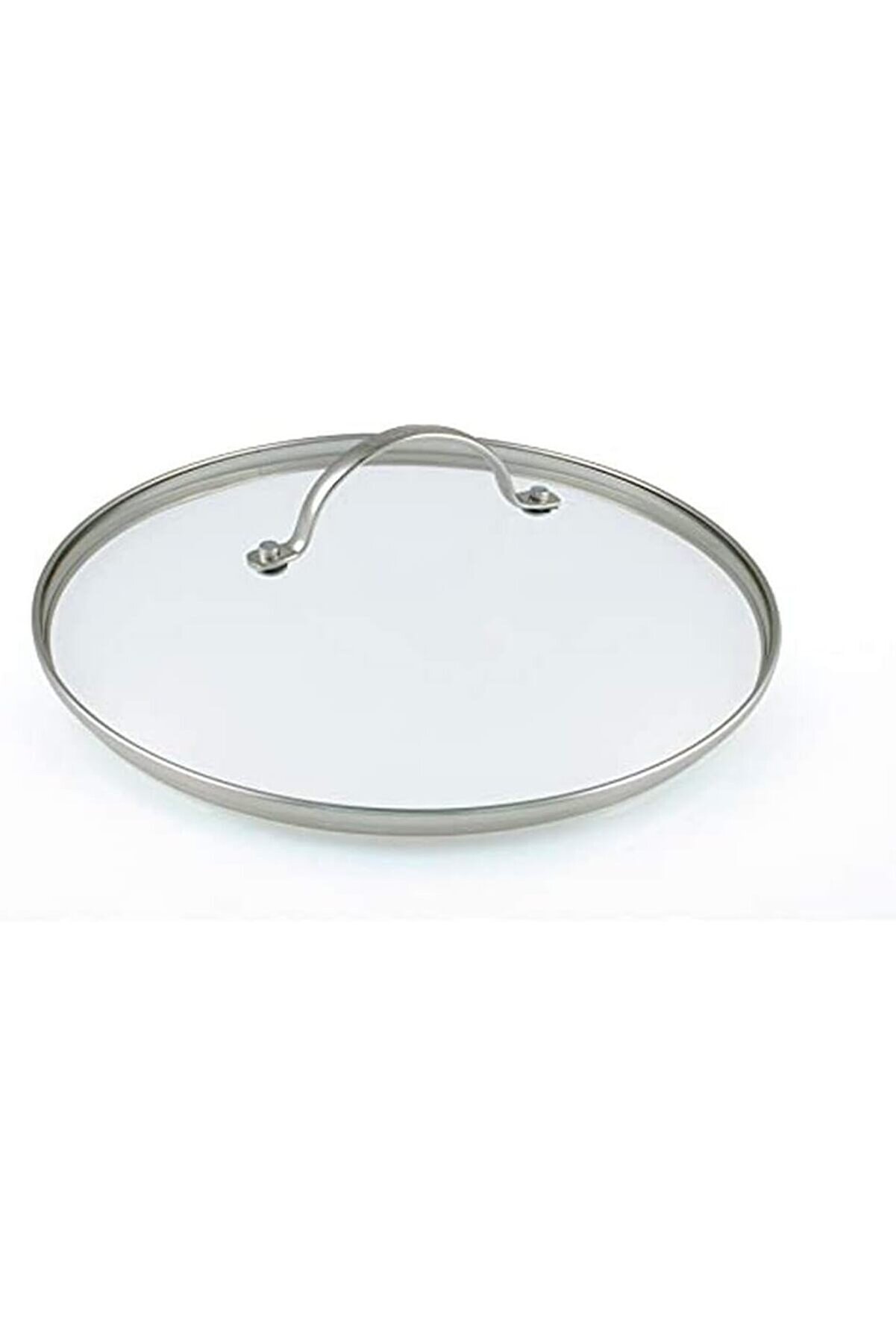 STOREMAX vegaShop Evrensel Cam Kapak, Kızartma Tavası Ve Tencere İçin, Paslanmaz Çelik Saplı, Bulaşık