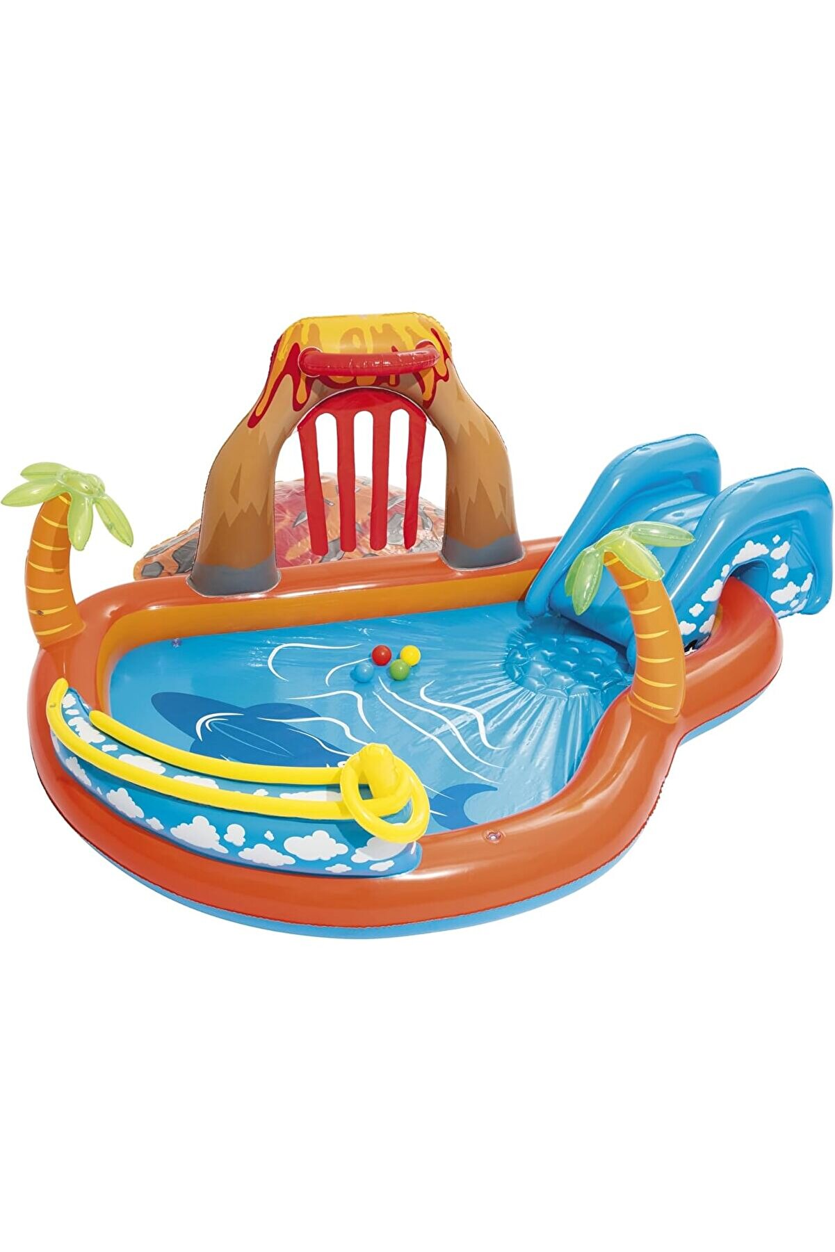 STOREMAX BRFShop 53069 Lava lag&uuml;n Play Center Planschbecken 104 x 104 x 41 cm 1165984