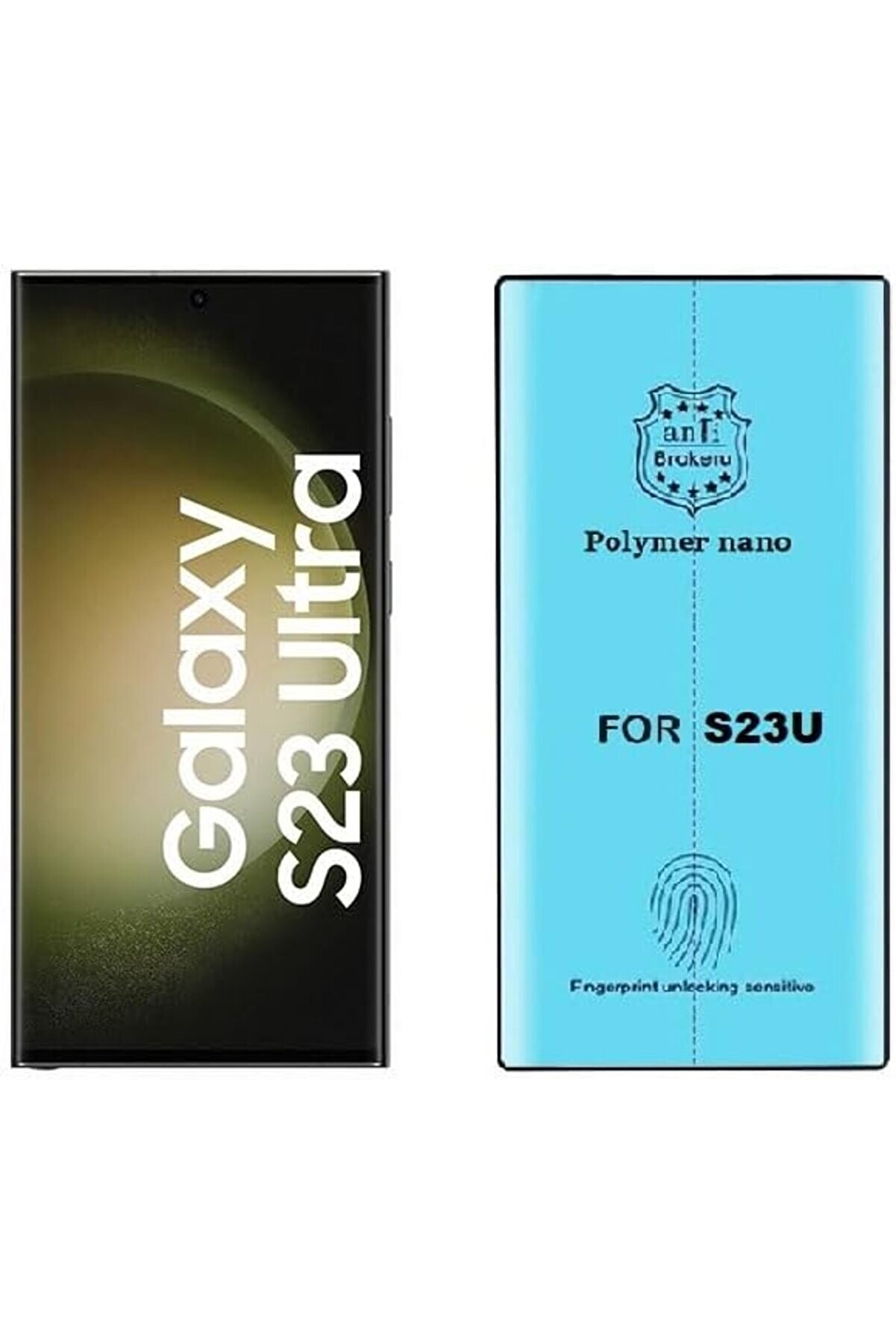 STOREMAX lvnshop S23 Ultra ile uyumlu Polymer Tam Kaplama Ekran – Esnek TPU Film, Kavisli Full Cover, Çizilme