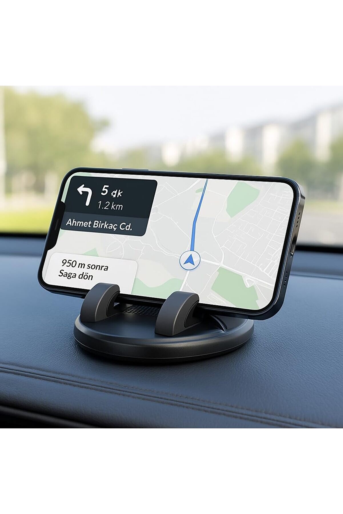 STOREMAX oskyshopc Store Numaratörlü Telefon Tutacağı – Araç İçi Kaymaz Masaüstü, Geçici Numarası Göstergeli,