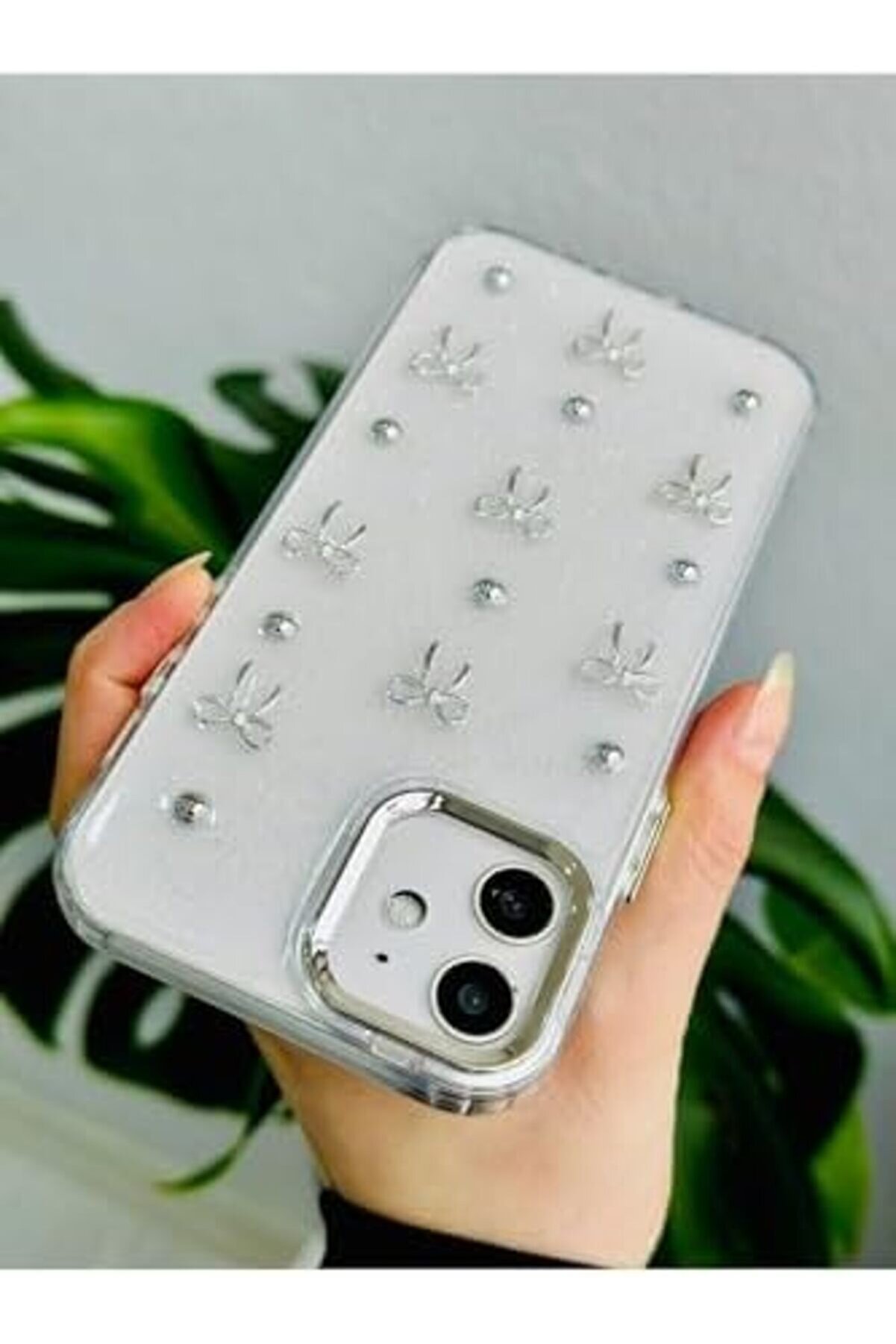 12 Ve 12 Pro Uyumlu Mi̇ni̇ Fi̇yonk Tasarım Oyuncaklı Esnek Si̇li̇kon Kılıf - Mi̇ni̇fi̇yon