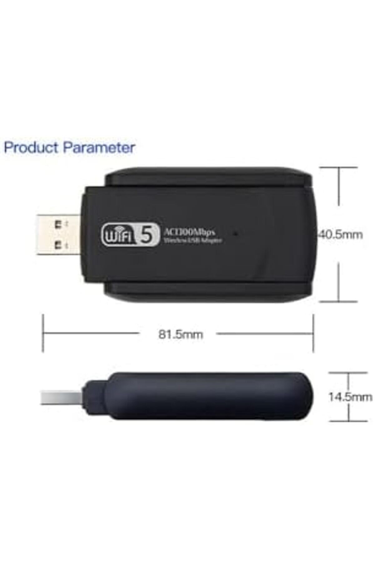 Modaflux Wi̇fi̇ Band &Ccedil;i̇ft Ac1300 Mbps Wi̇fi̇ Alıcı Ağ Kartı Si̇nyal G&uuml;&ccedil;lendi̇ri̇ci̇ Polynova 395519