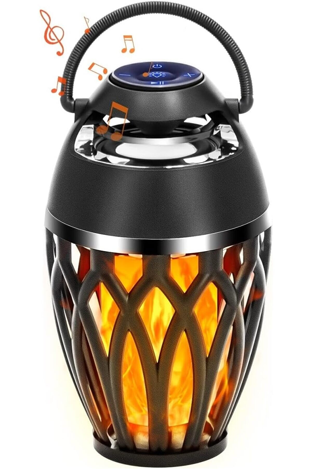 STOREMAX Açık Hoparlörler, 5.0 Led Alev Hoparlör, IPX5 Su Geçirmez Alev Meşalesi Atmosfer Hoparlör,