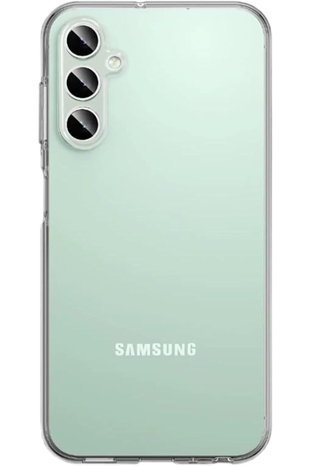 STOREMAX modaflux S24 İle Uyumlu Kılıf Transparan Şeffaf GlassElegance TPU Tam Koruma Arka Kapak Şeffaf Renk