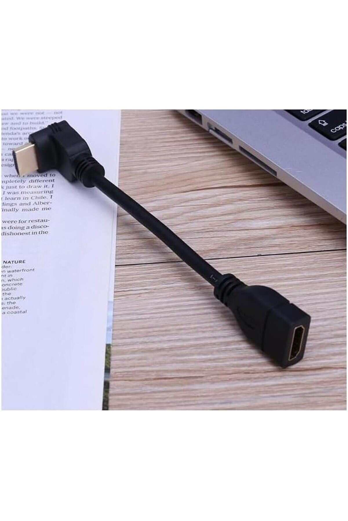 Modaflux Di̇şi̇ Erkek Uzatma 90 Derece Di̇rsek Çevi̇ri̇ci̇ Dönüştürücü Kablosu Polynova 395519