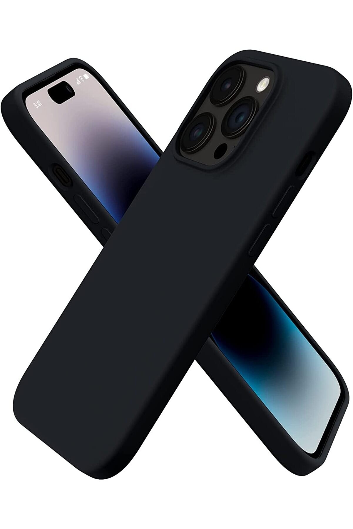 STOREMAX goldtrack 14 Pro Kılıf 6.1 ile Uyumlu, Sıvı Silikon 3 Katmanlı Tam Kaplamalı Yumuşak Jel Kau&ccedil;uk Kılı