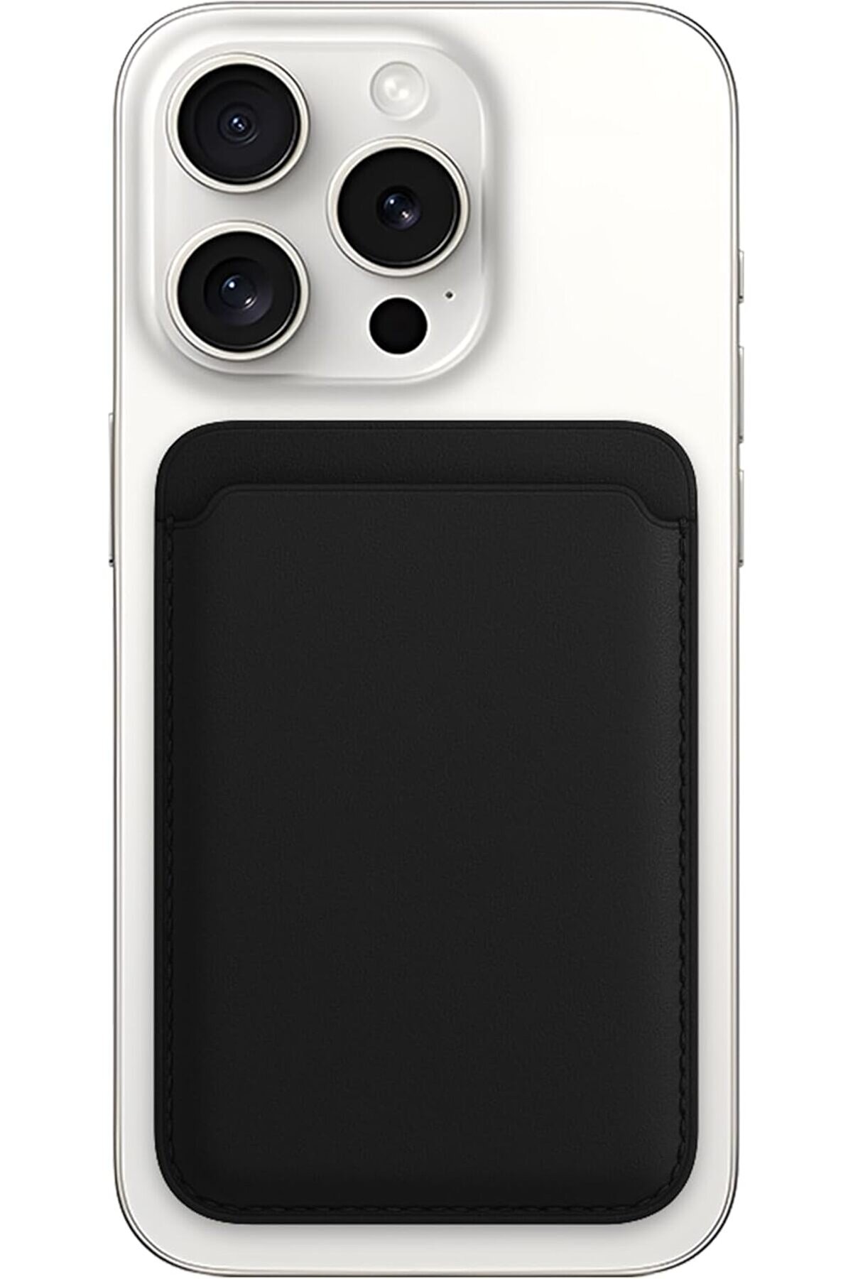 STOREMAX lvnshop 15 / 14 / 13 / 12 Serisi İçin Güçlü Manyetik Özellikli Aksesuarlarıyla Uyumlu Deri Cüzdan Ka