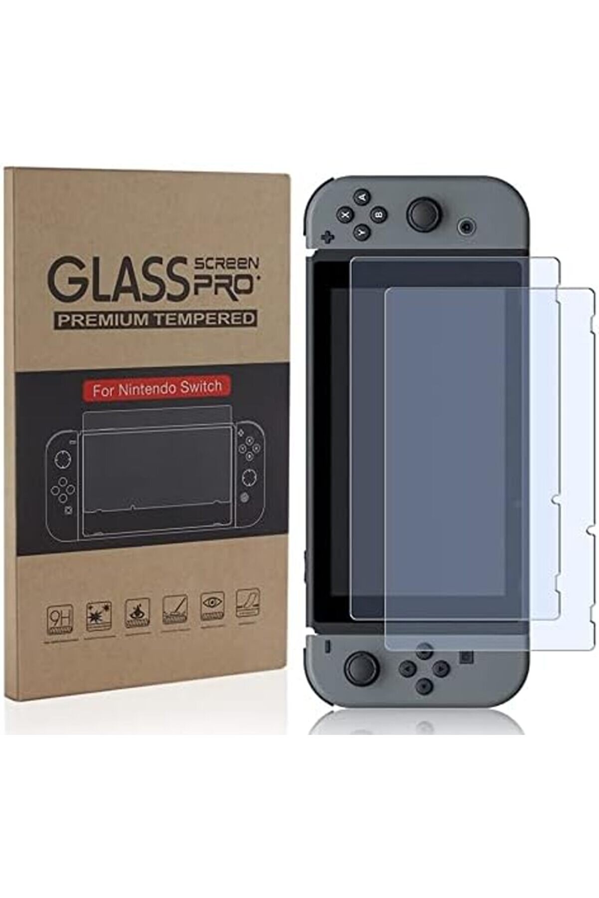 Ynsshopi̇ng Products Ekran (2 Paket) Swi̇tch İle Çalışır - Şalter İçi̇n Temperli̇ Cam Ekran Kapak Aksesu