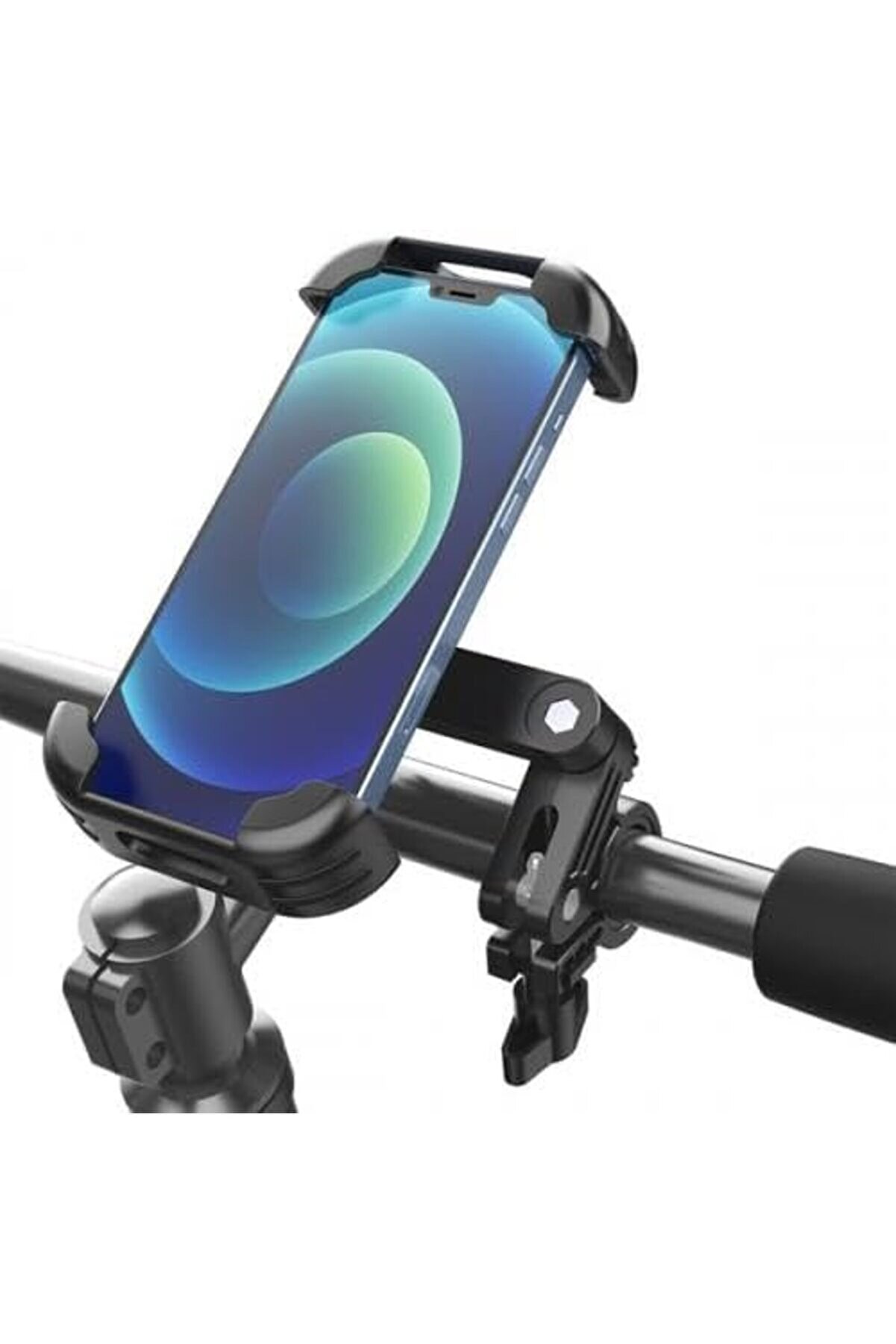 STOREMAX lvnshop Kilitli 360 Dönebilen Oynar Başlık Motorsiklet Tutucu Bisiklet Telefon Tutucu Tutucu 224120