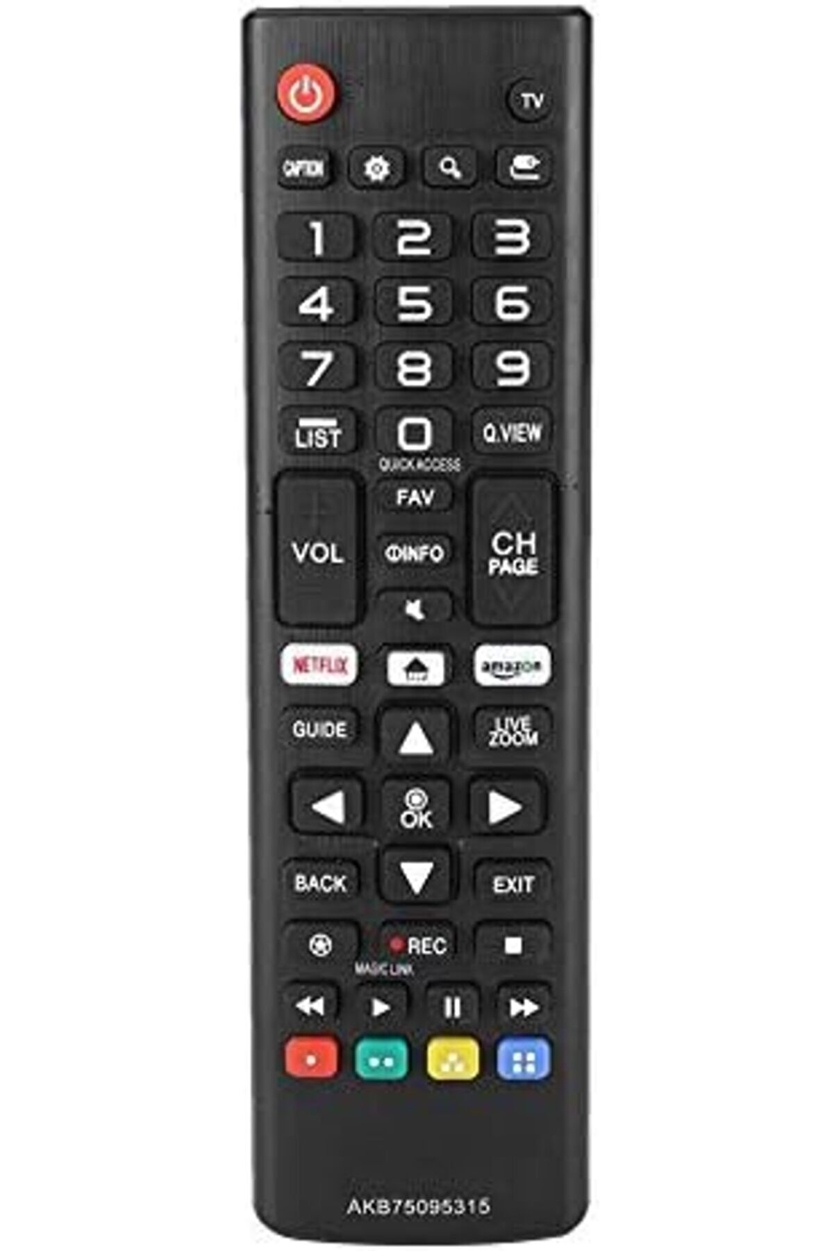 Vegashop Lg Televi̇zyon İçi̇n Evrensel Tv Uzaktan Kumanda, Abs Yüksek Hassasi̇yetli̇ Uzun Mesafe Akıl