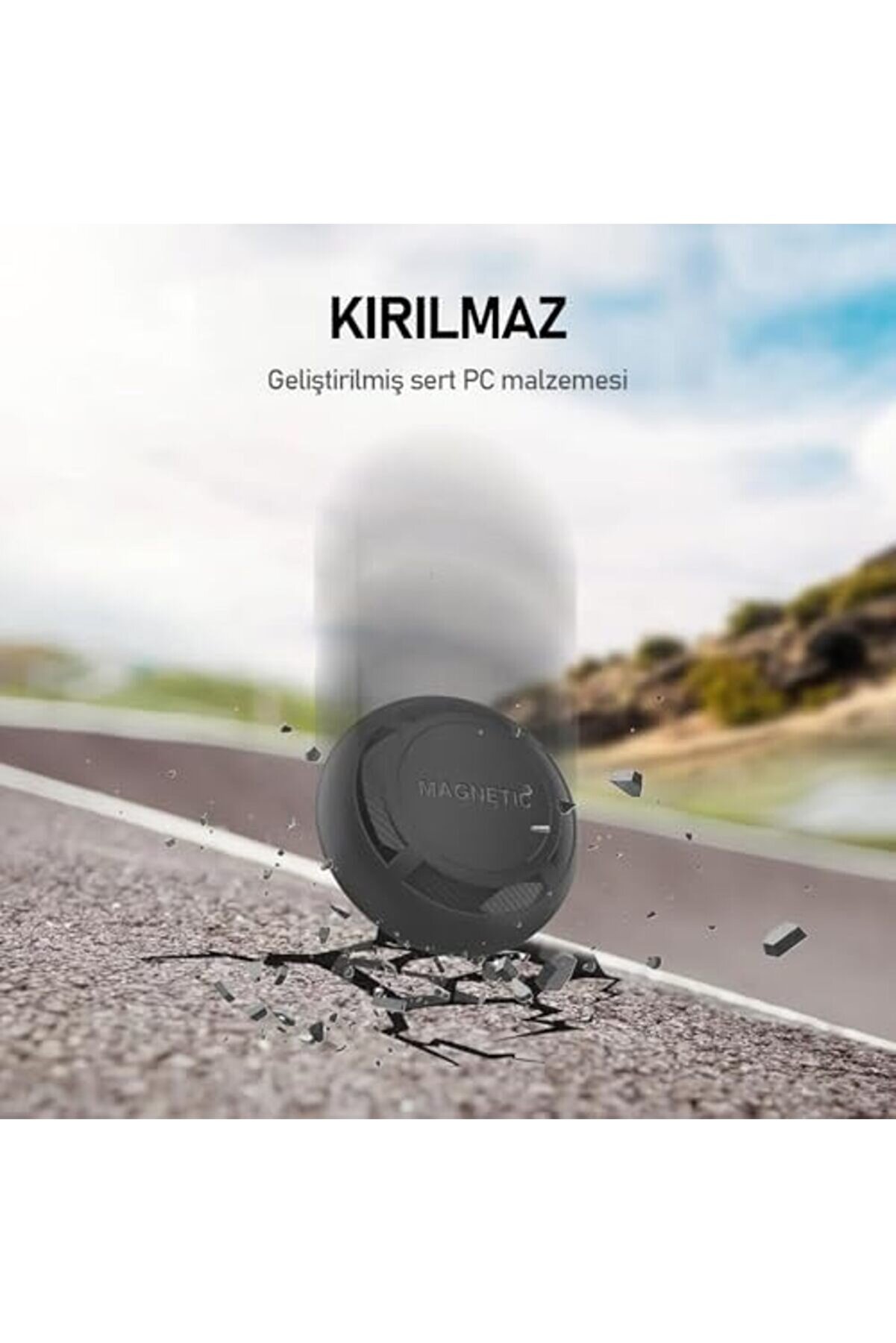 Sellbuyst Tagsafe Manyeti̇k Tutucu Darbeye Dayanıklı Koruyucu Mıknatıslı Ai̇rtag Uyumlu Kılıf (