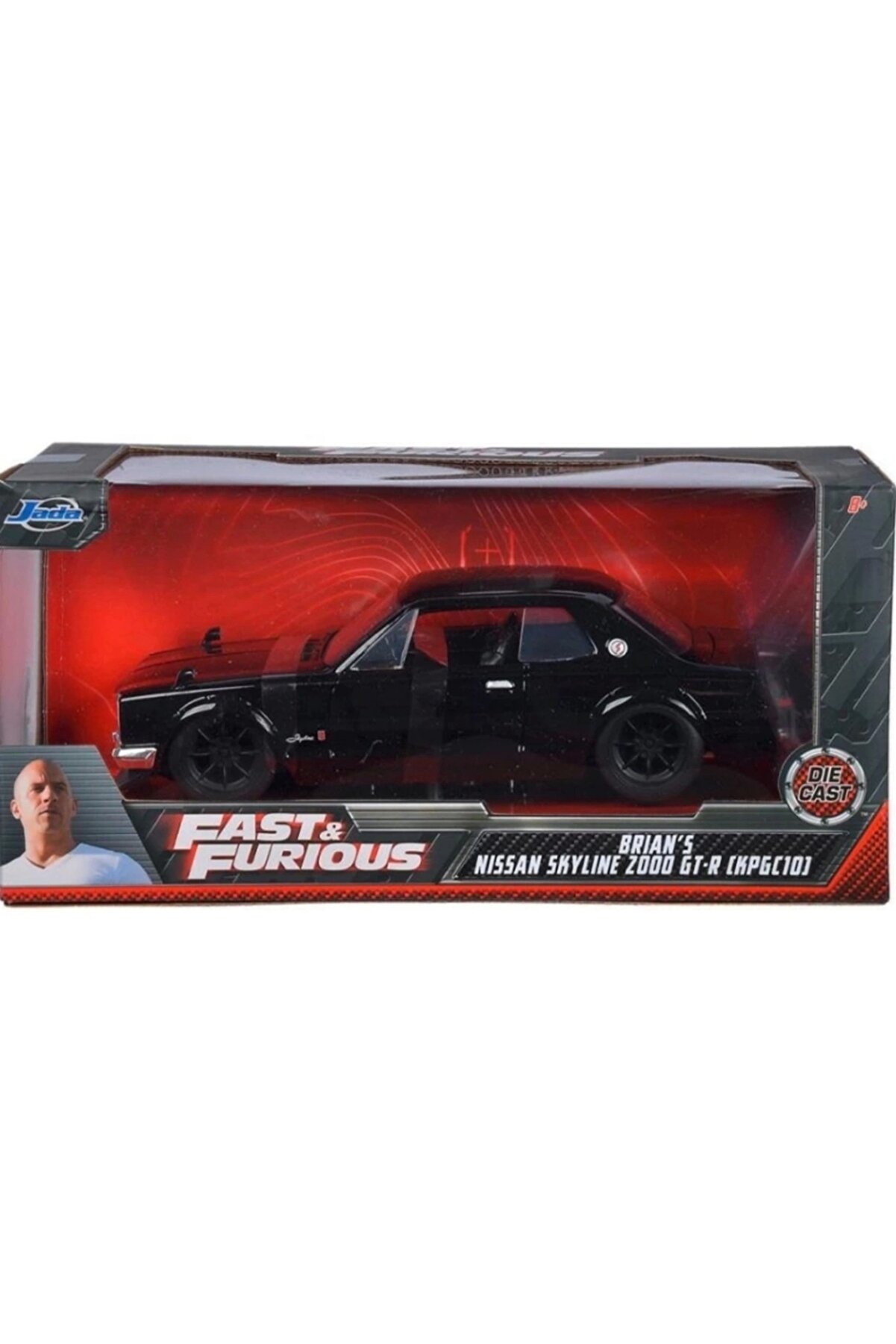 Ceylan Adam Hızlı & Öfkeli̇ 1971 Ni̇ssan Skyli̇ne 2000 Gt-R Model Aracı