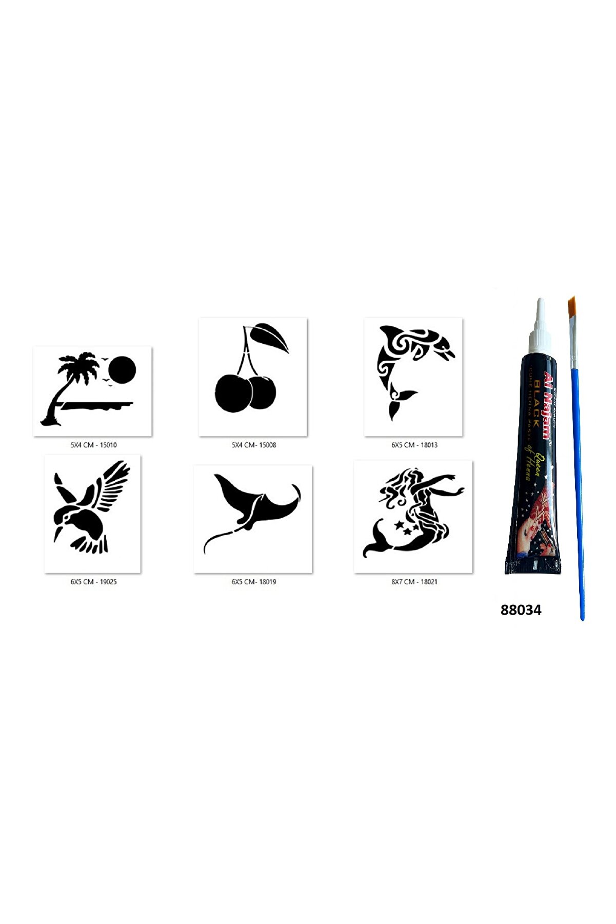 Ai̇rbrush Tattoo Yunus Ki̇raz Hi̇nt Kınasıyla Geçi̇ci̇ Dövme Seti̇