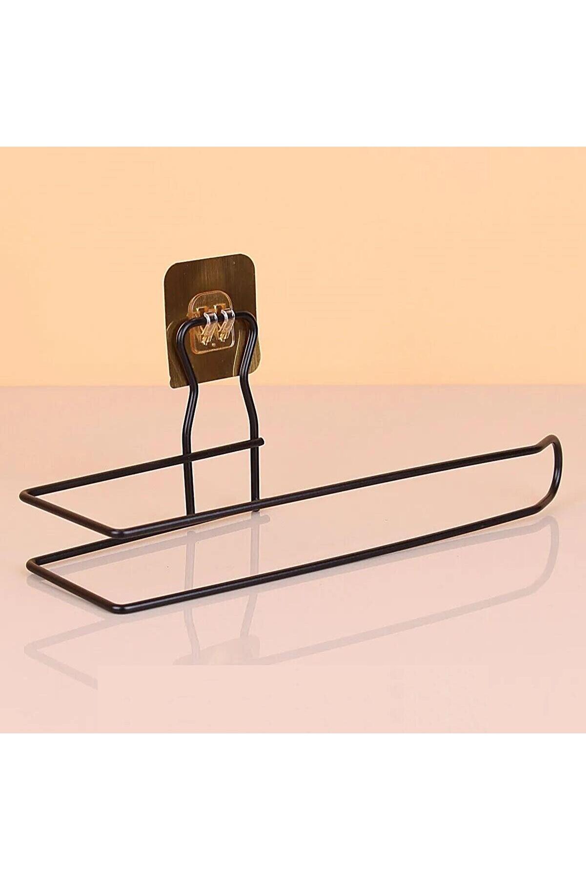 Go İthalat Kendi̇li̇ği̇nden Yapışkanlı Krom Paslanmaz Metal Havlu Kağıtlık Aparatı (4457)