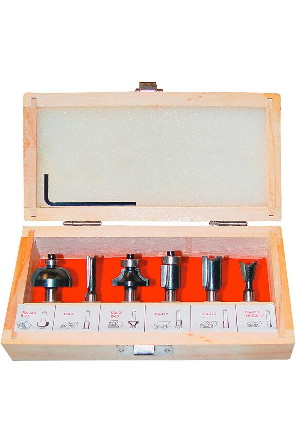 STOREMAX BRFShop 58315 Freze Uç Seti, 6 Parça 1165984