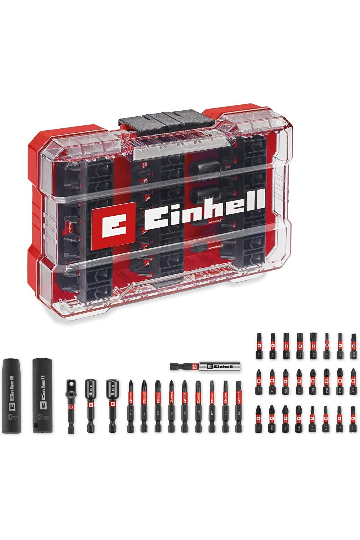 STOREMAX lvnshop M- 39-Parça Darbeye Dayanıklı Uç ve Lokma Seti (25 mm Uçlar, 50 mm Uçlar, Altıgen Lokmalar,