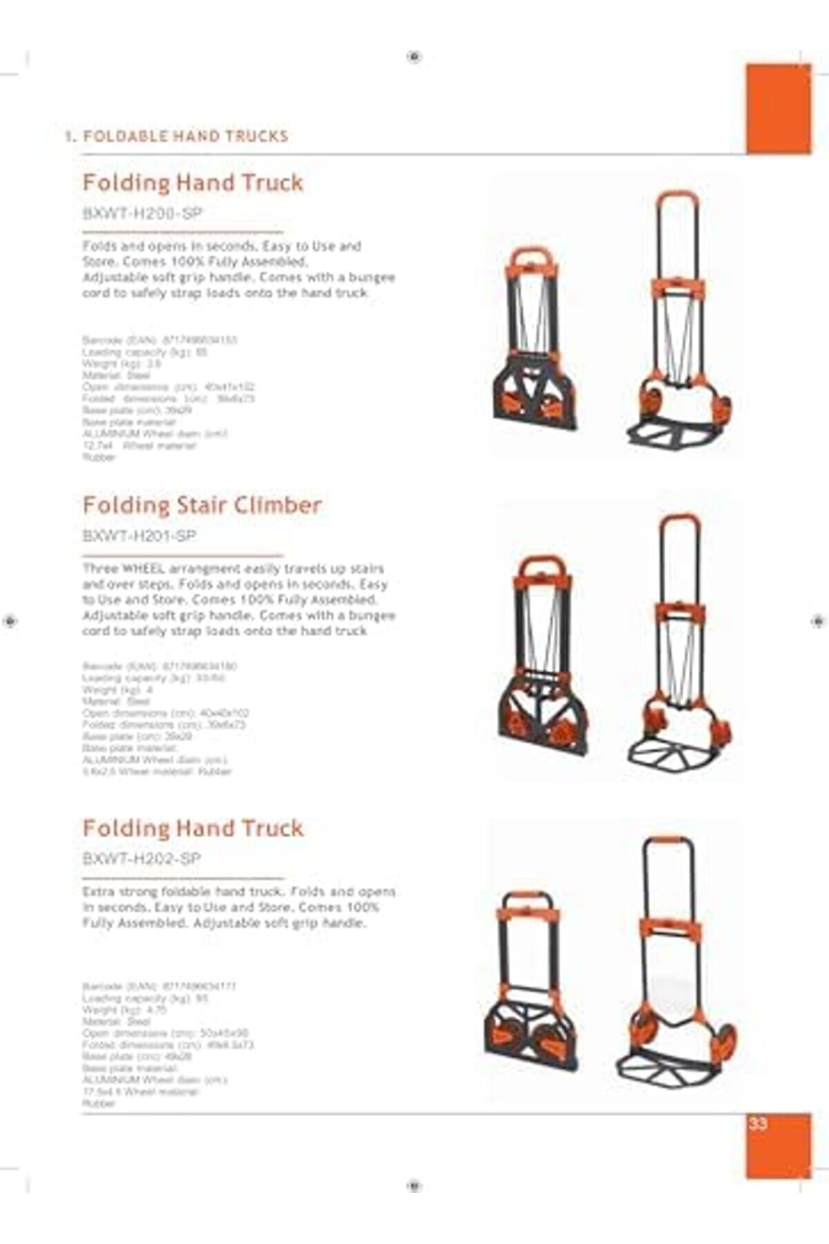 Aclyashop Bh200 65Kg Katlanır El Arabası Newdesi̇ng 1058548