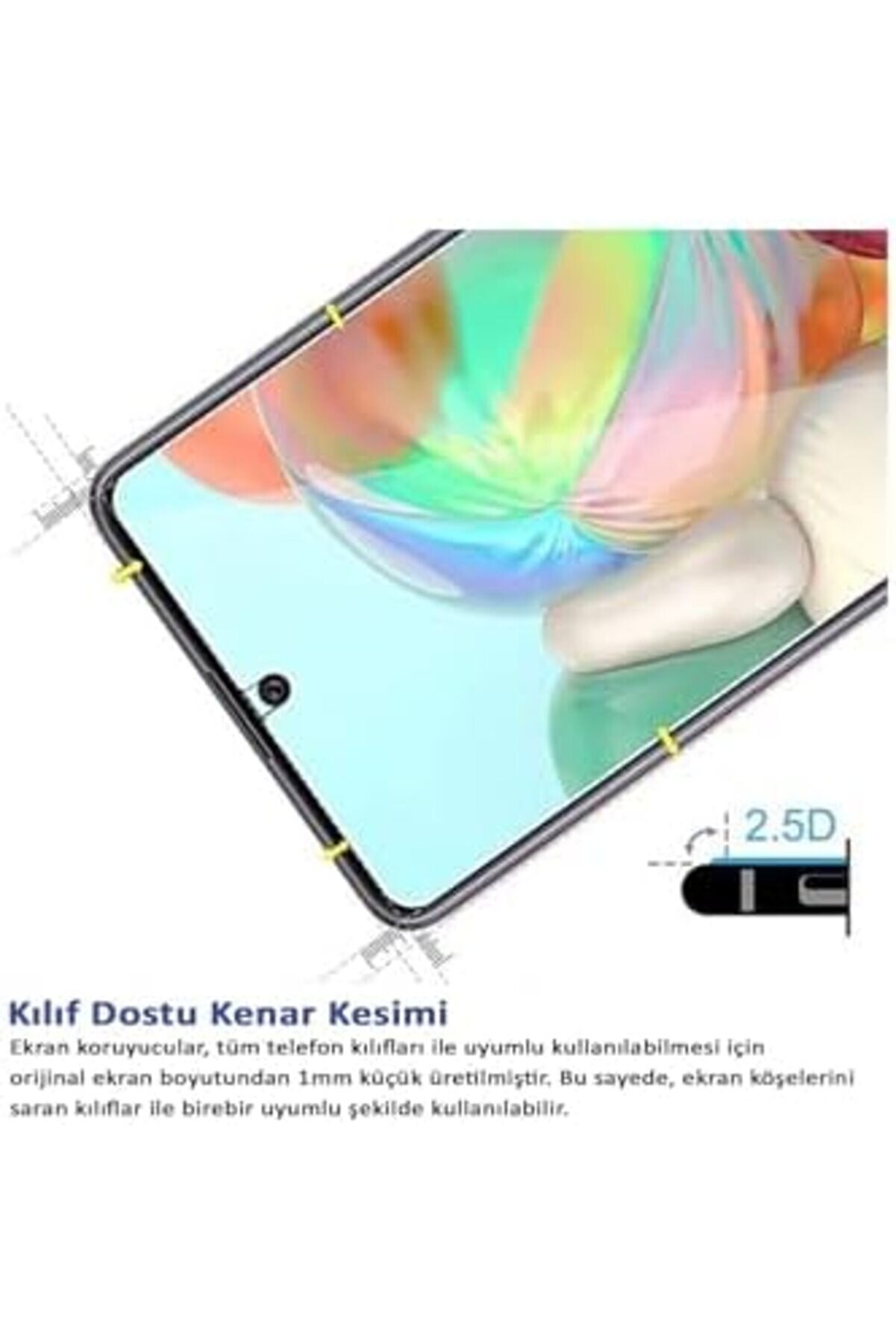 Lvnshop A35 Uyumlu Ekran Screen Protector Tempered Glass Netli̇ği̇nde%100 Hd Görüntü, Yüksek Kali̇te Te