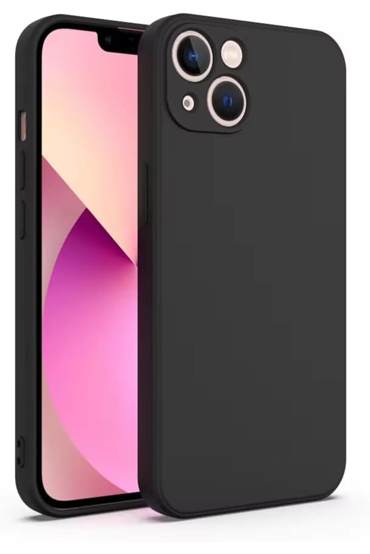 STOREMAX lvnshop AKSESUAR 13 ile Uyumlu First Silikon Kılıf Yapılı Mat Dış Y&uuml;zeyli Tam Koruma Sağlayan Kamera