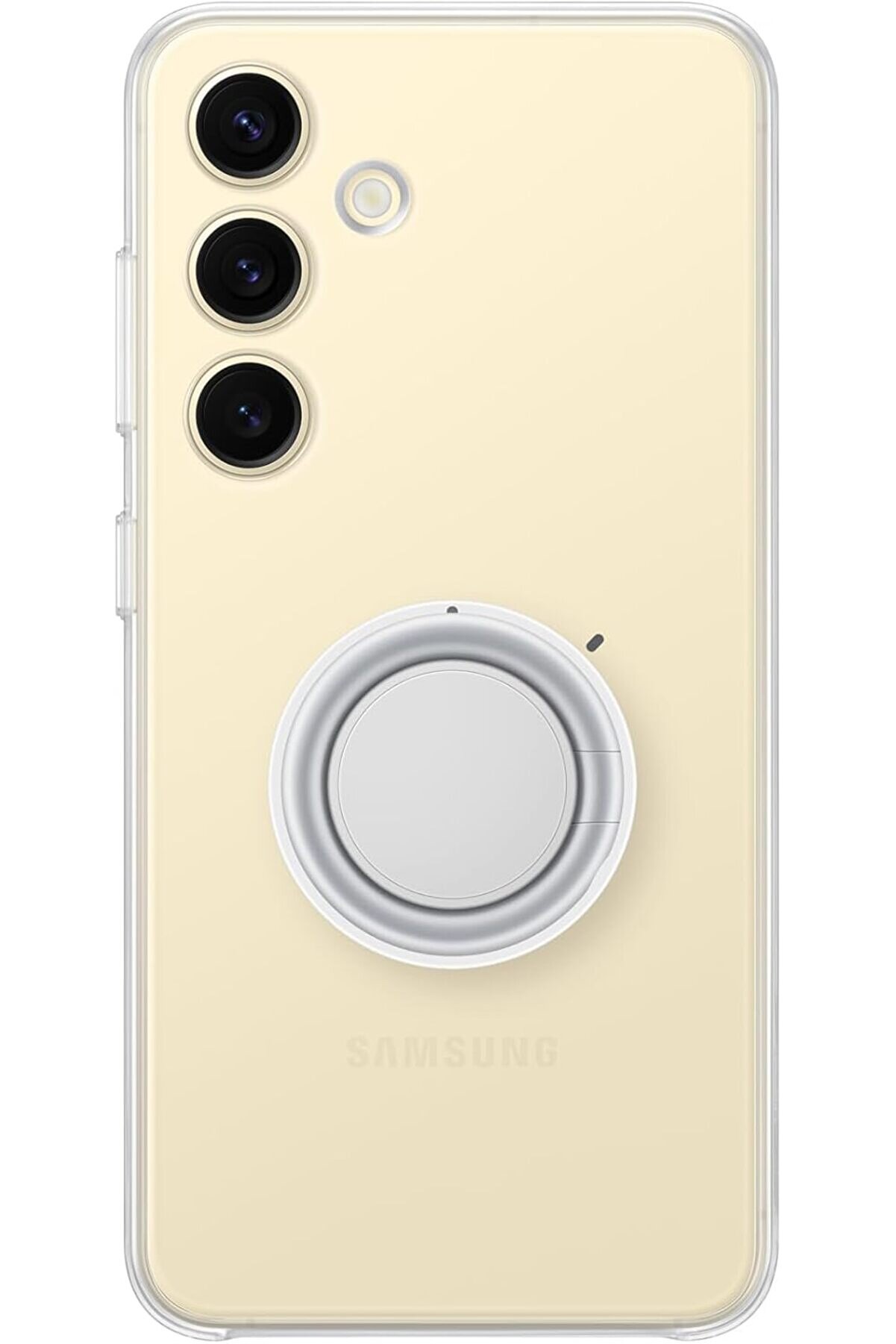 STOREMAX lvnshop Clear Gadget akıllı telefon kılıfı EF-XS921 S24 için, cep telefonu kılıfı, ayak, şeffaf, çiz