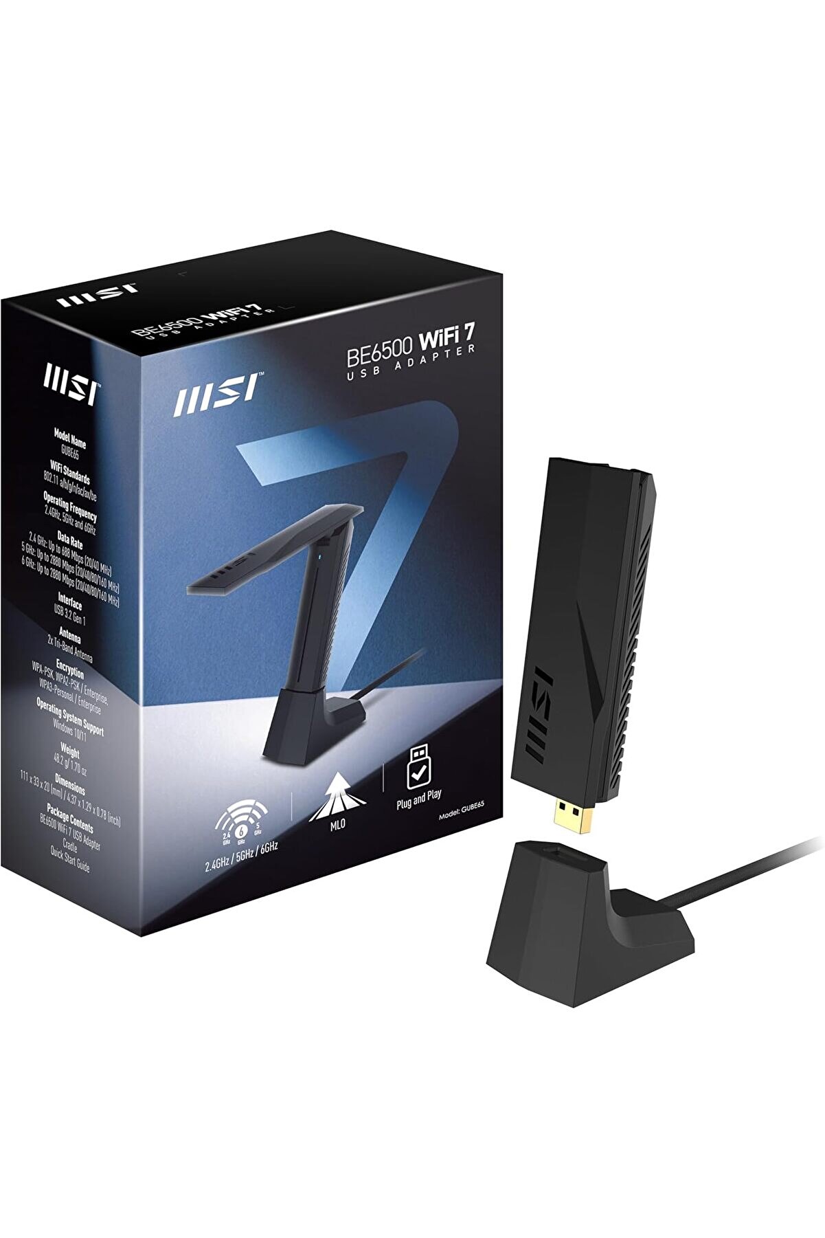 STOREMAX jptrShop NETWORK BE6500 WIFI 7 USB ADAPTER 1111498