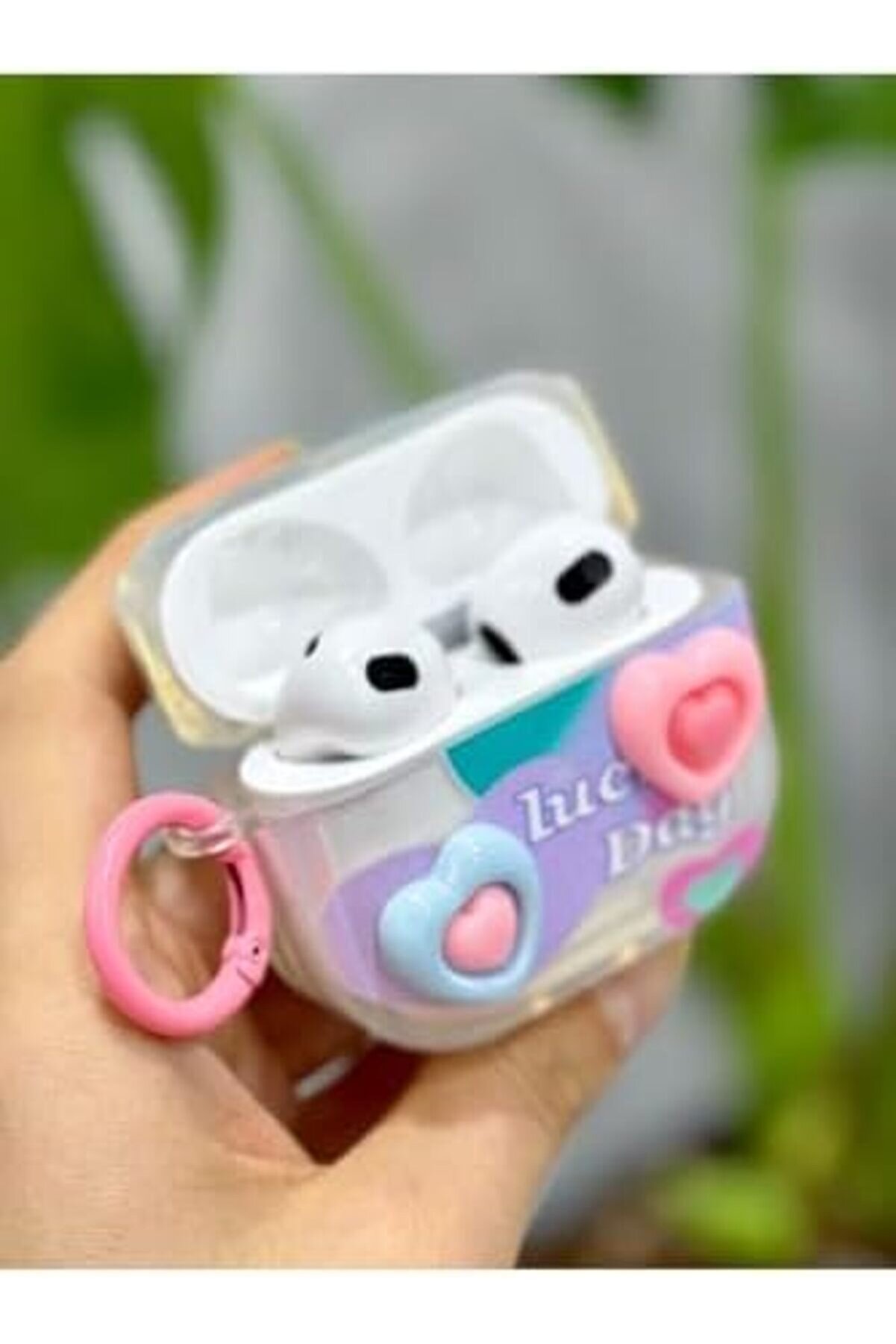 Lvnshop İle Uyumlu Oyuncak Tasarımlı Kalın Si̇li̇kon Kılıf - Mavi̇pembekalpler 224120