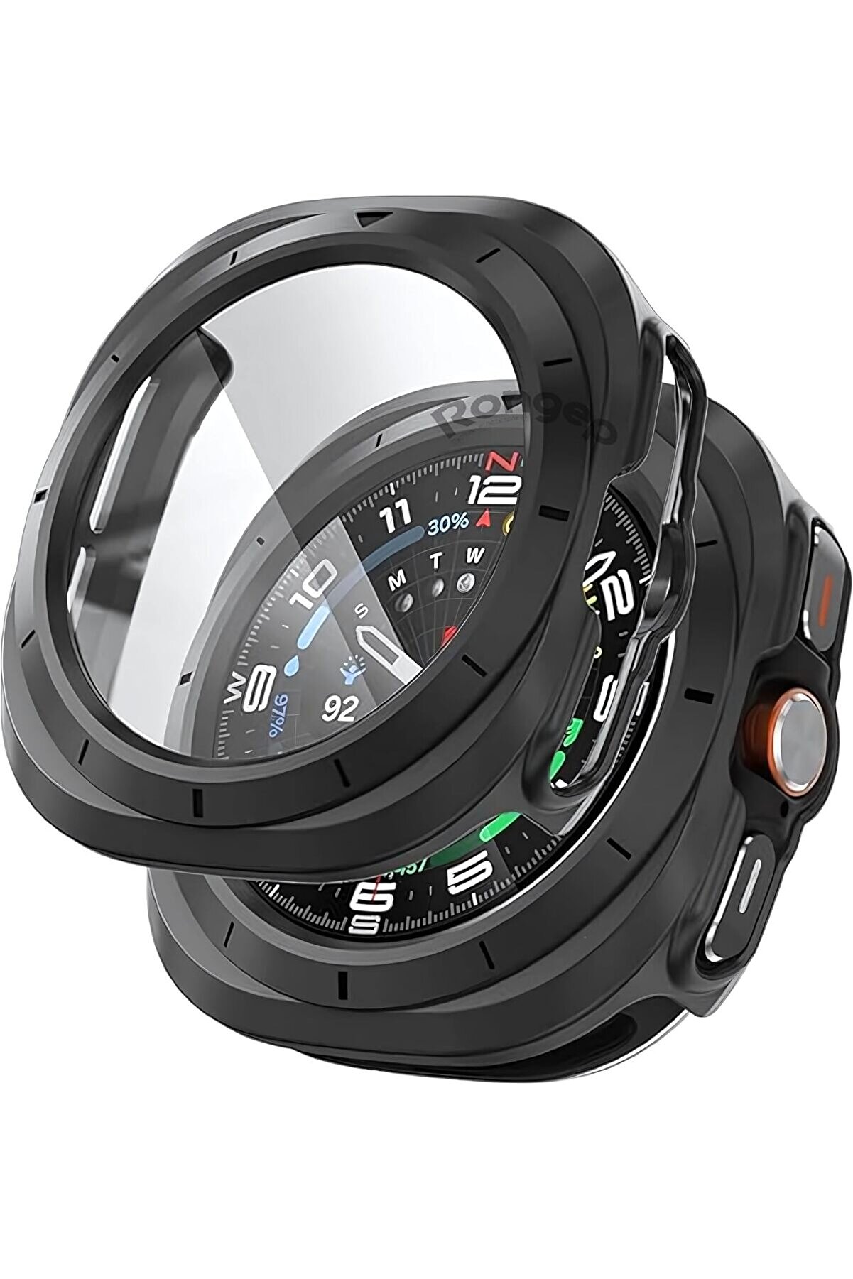 STOREMAX polysight Ultra 47mm için Sert Katmanlı Kasa Kılıf PC Malzeme + Ekran Korumalı Çizilmeye Karşı Koruy