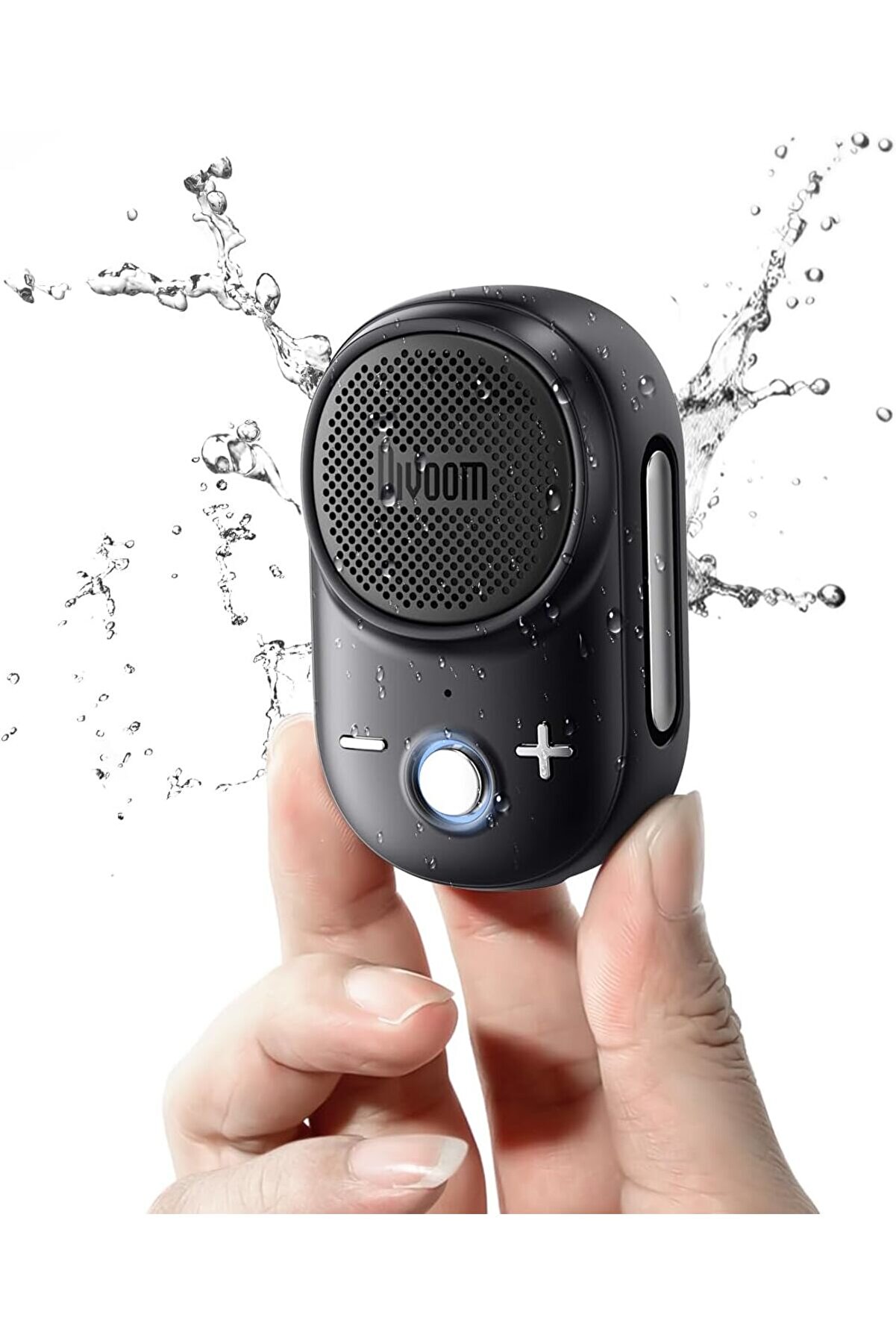 STOREMAX polystar Itour-S Mini taşınabilir hoparlör, mikrofonlu klipsli taşınabilir hoparlör, büyük ses ve gü