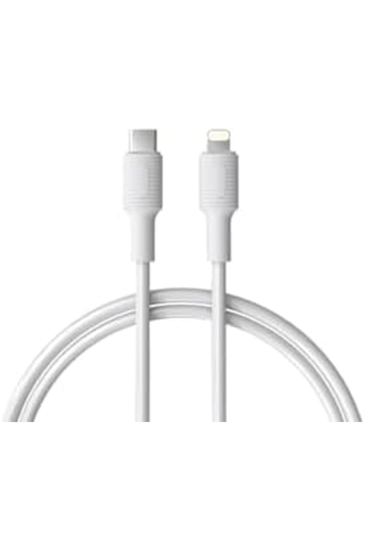 Uyumlu Type C- Pd Hızlı Şarj Kablosu (Beyaz + Beyaz Uç) (150 Cm)