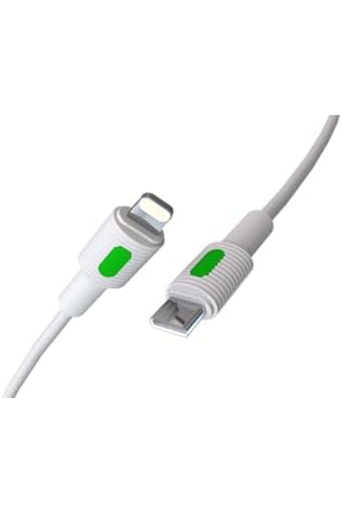 Uyumlu Type C- Pd Hızlı Şarj Kablosu (Beyaz + Yeşi̇l/Beyaz Uç) (150 Cm) Newdesi̇ng 842385