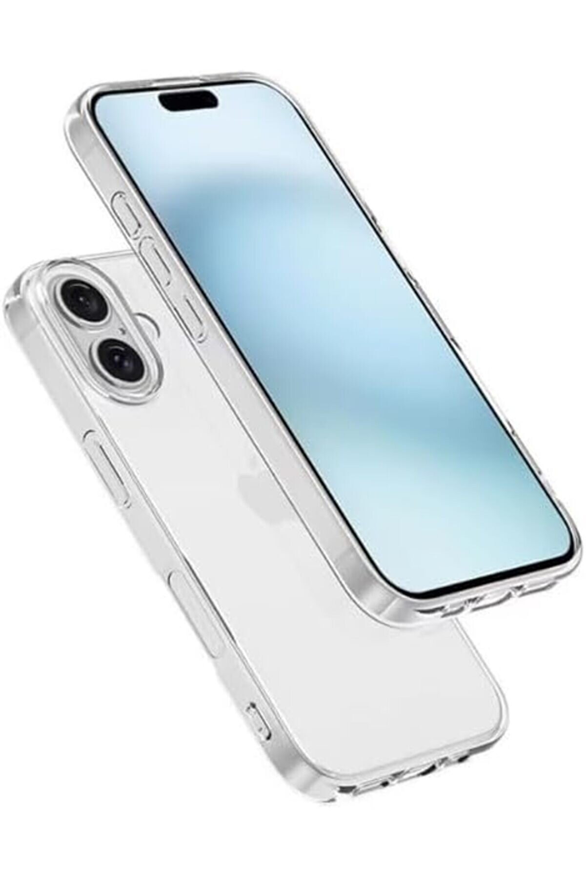 STOREMAX 16 Uyumlu şeffaf Silikon Kılıf Darbeye Çizilmeye Karşı 16 Arka Kapak Esnek gibi Şeffaf